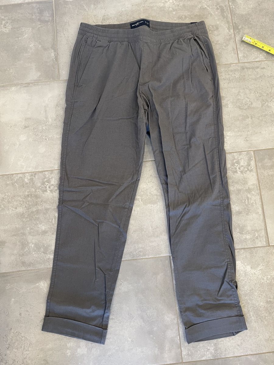 Abercrombie & Fitch Abercrombie & Fitch Cotton & Linen Grey Pants large new Size US 32 / EU 48 - 1 Thumbnail