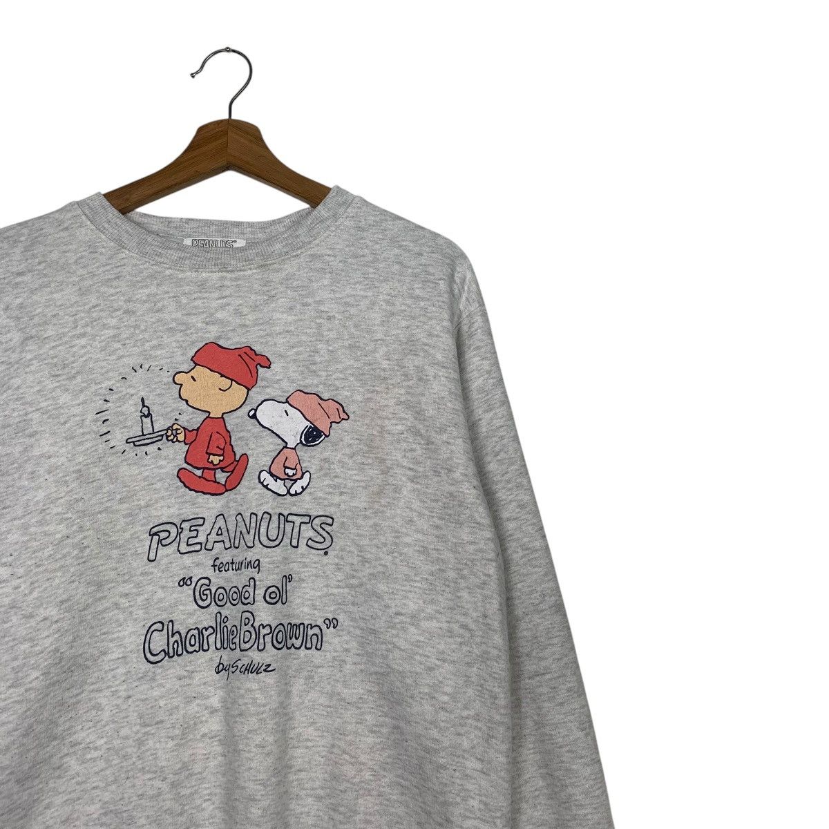 Japanese Brand Peanuts Charlie Brown Crewneck Sweatshirt Size US L / EU 52-54 / 3 - 5 Thumbnail