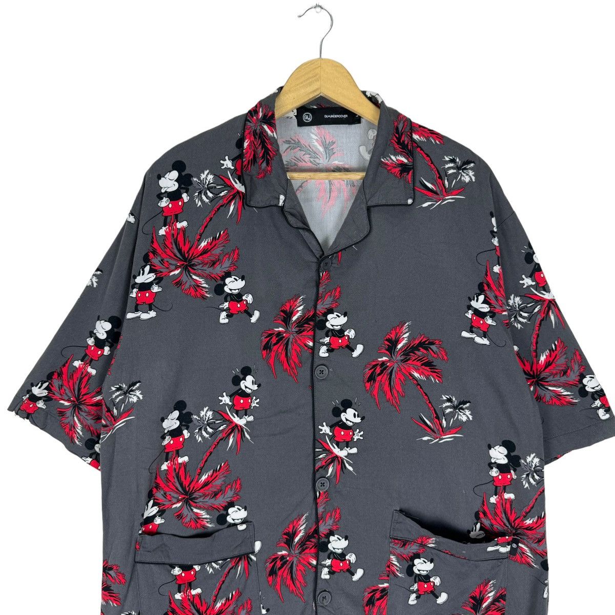 GU × Undercover ❄️UNDERCOVER X GU MICKEY HAWAII ALOHA BUTTON UP SHIRTS Size US L / EU 52-54 / 3 - 2 Thumbnail