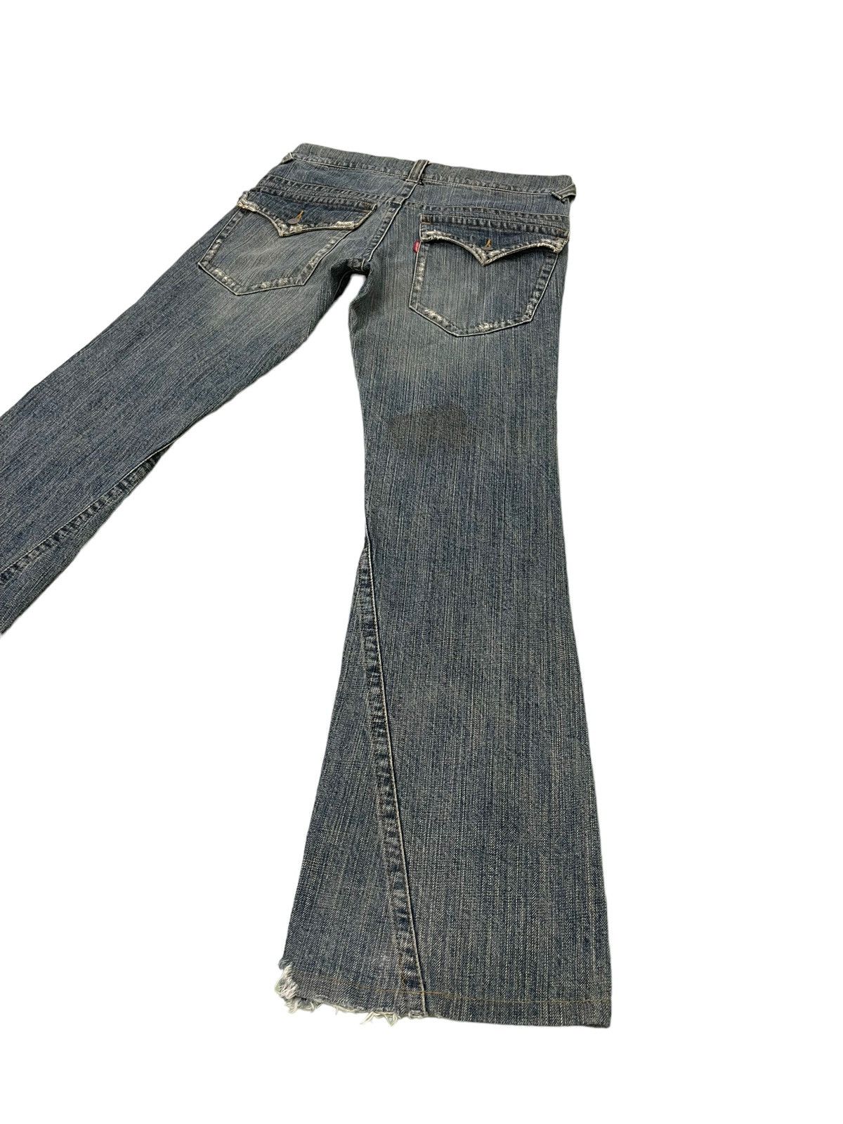Tornado Mart Flare Jeans Tornado Mart Distress Low Rise Boot Cut 6🟦5 Size US 30 / EU 46 - 13 Thumbnail