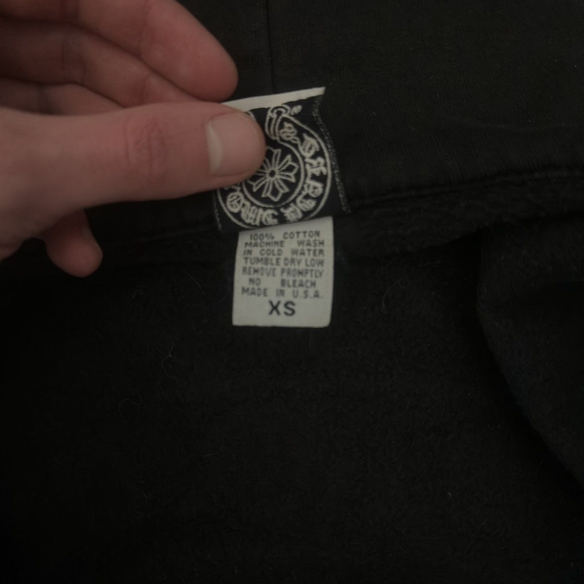 Chrome Hearts Chrome hearts 90’s T bar cross zip hoodie Size US XS / EU 42 / 0 - 5 Thumbnail