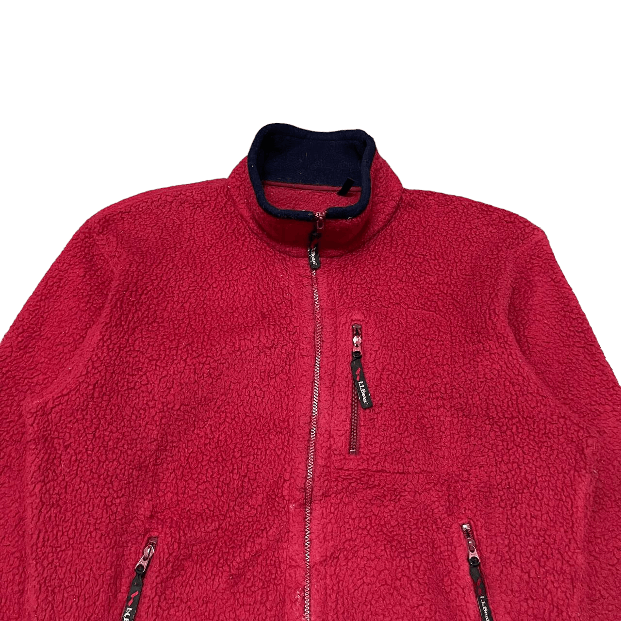 L.L. Bean Vintage L.L.Bean Deep Pile Fleece Jacket Size US M / EU 48-50 / 2 - 2 Thumbnail