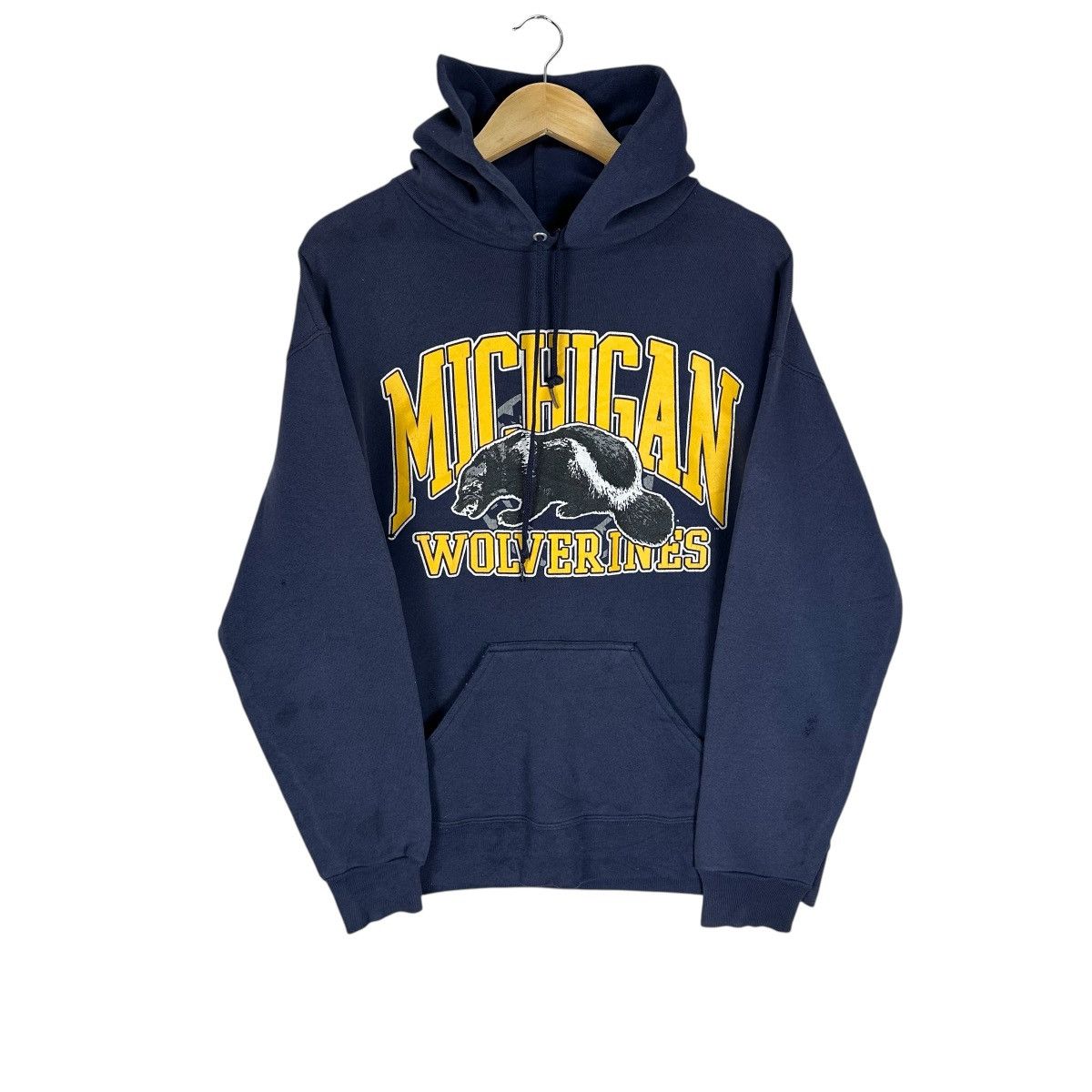 Vintage VINTAGE MICHIGAN WOLVERINES HOODIE SWEATSHIRT Size US M / EU 48-50 / 2 - 1 Thumbnail