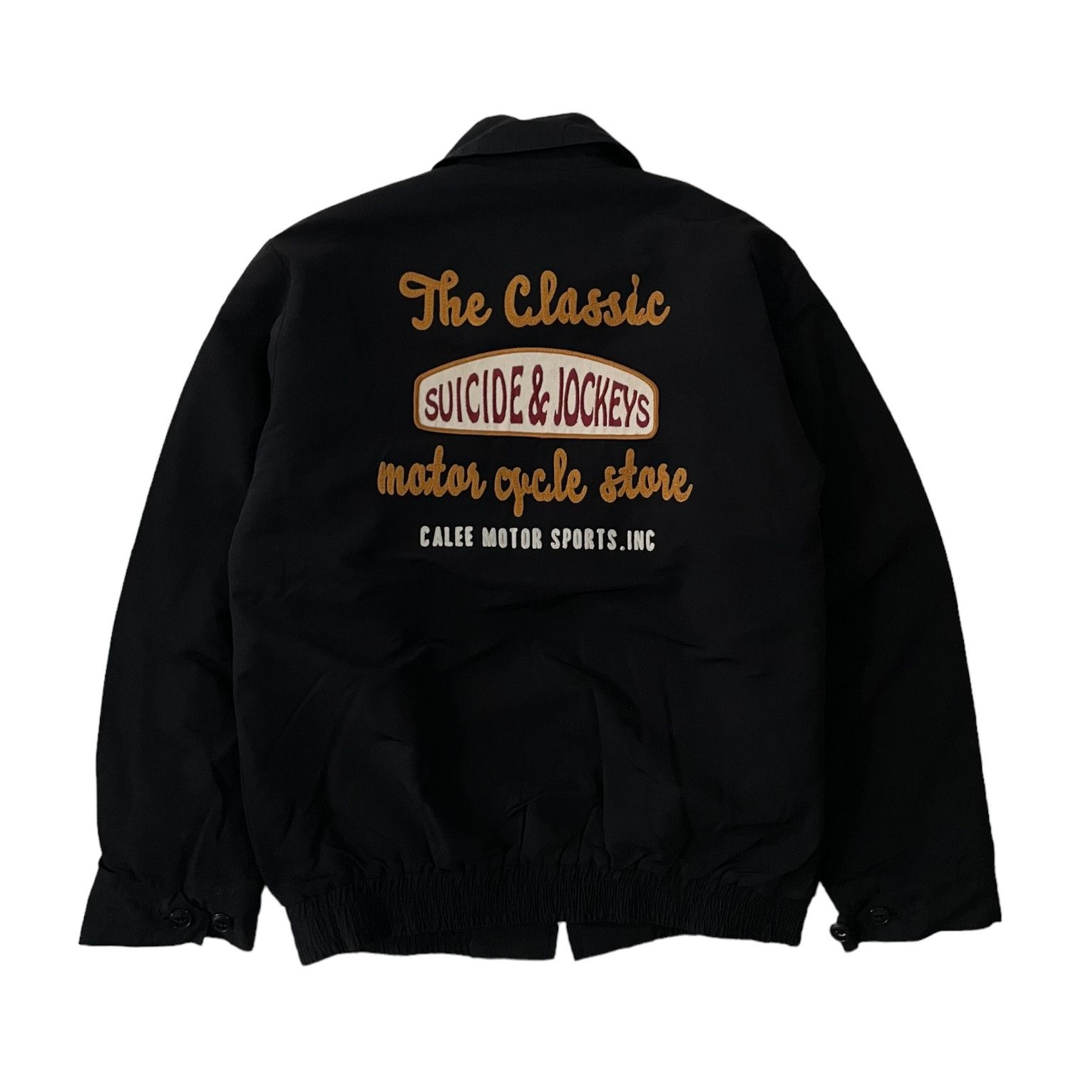 image of Vintage The Calee Motor Sports Riding Work Jacket in Black, Men's (Size Medium)