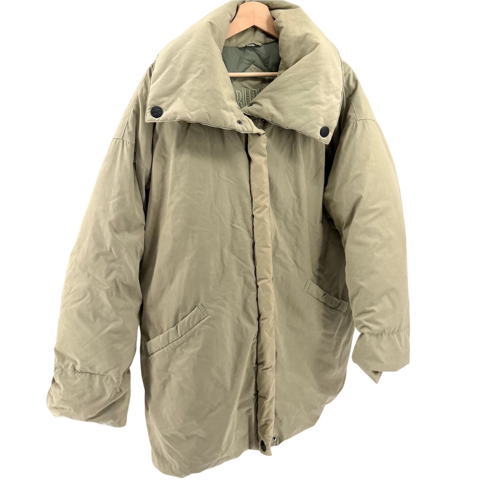 Bill Blass Vintage 90s Pistachio Green Minimalist Down Puffer Jacket Size M / US 6-8 / IT 42-44 - 1 Thumbnail