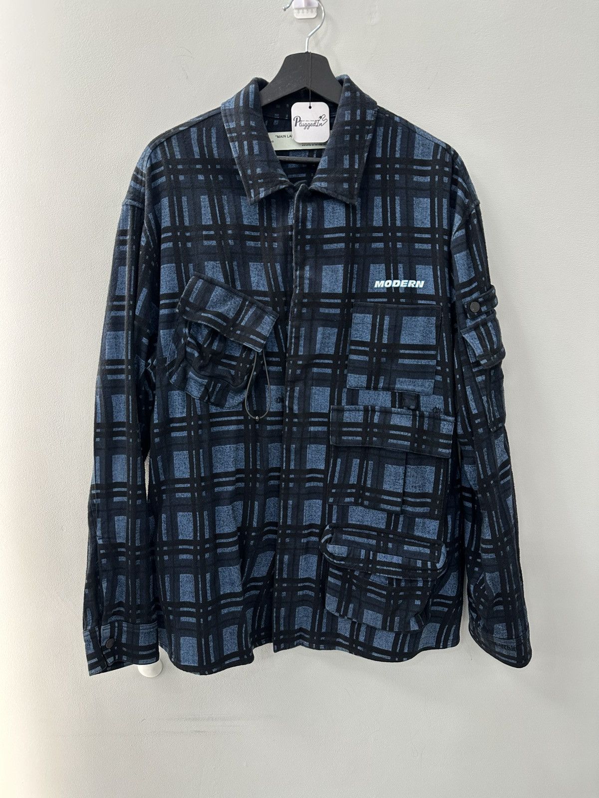 Off-White Off White Blue Flannel Size US M / EU 48-50 / 2 - 3 Thumbnail