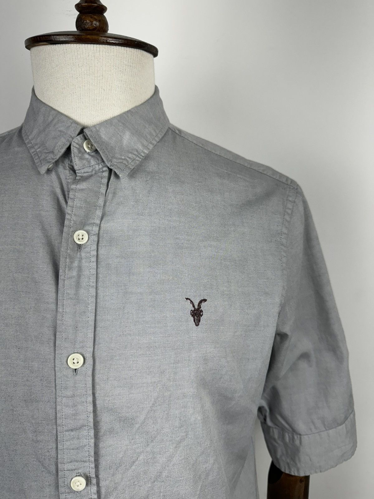 Allsaints Men’s Allsaints Redondo Short Sleeve Shirt size M Size US M / EU 48-50 / 2 - 3 Thumbnail