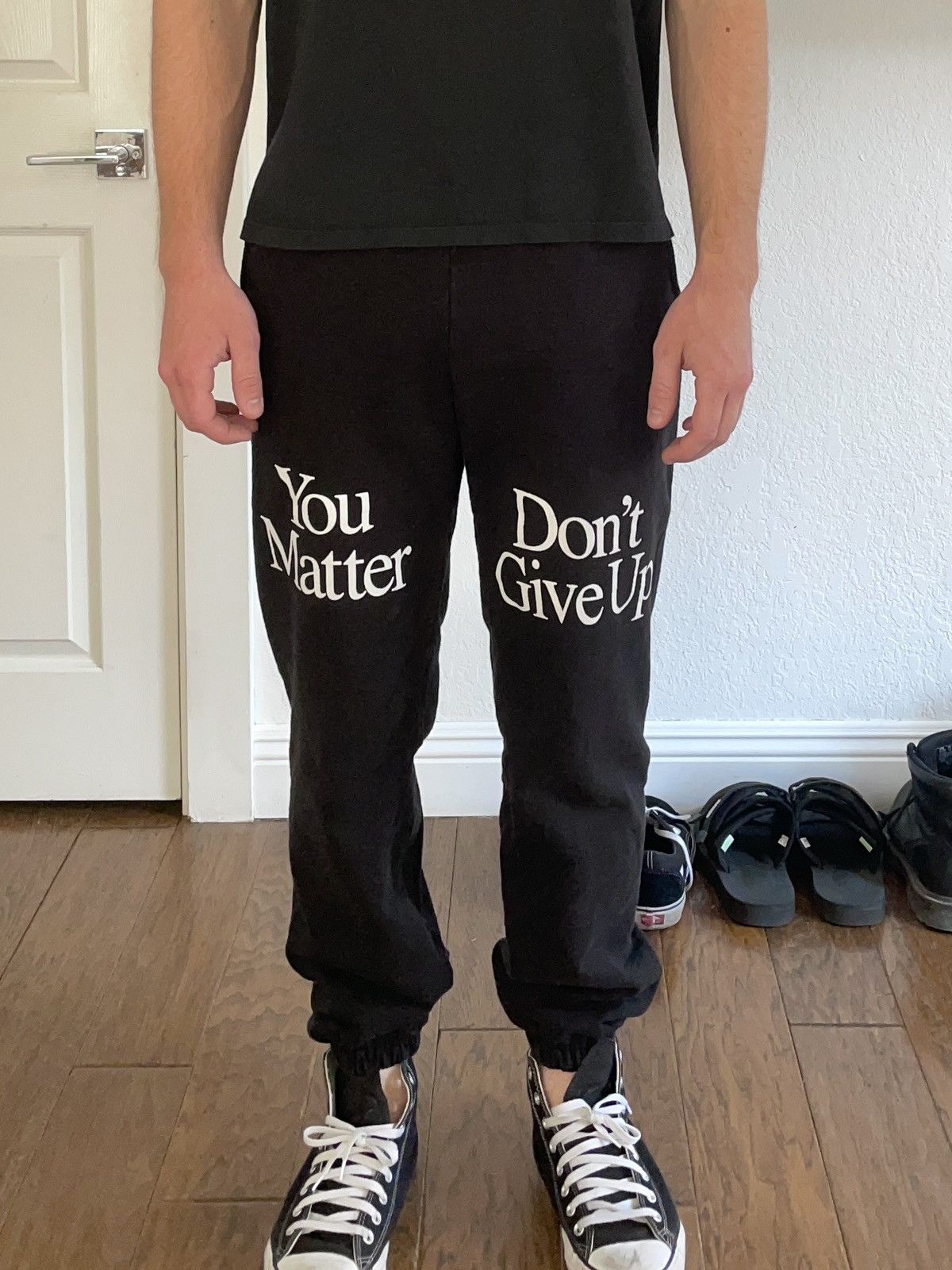 Praying Praying you matter don’t give up sweatpants | Grailed