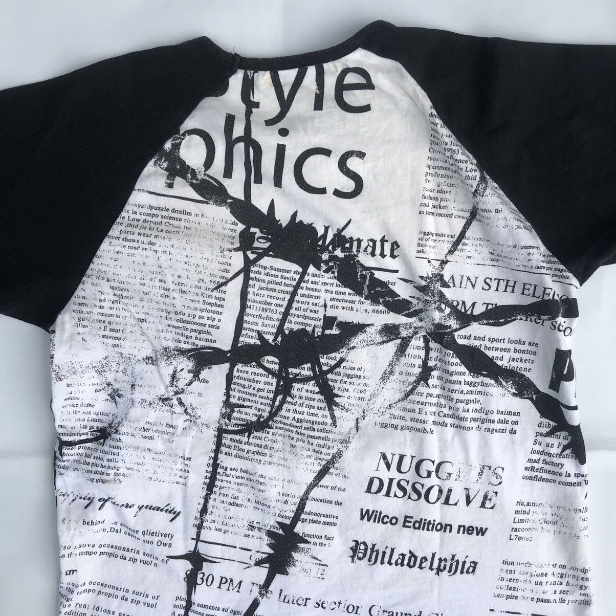 If Six Was Nine Japanese Poem Gothic LongSleeve Punk Rock Style Size US L / EU 52-54 / 3 - 6 Thumbnail