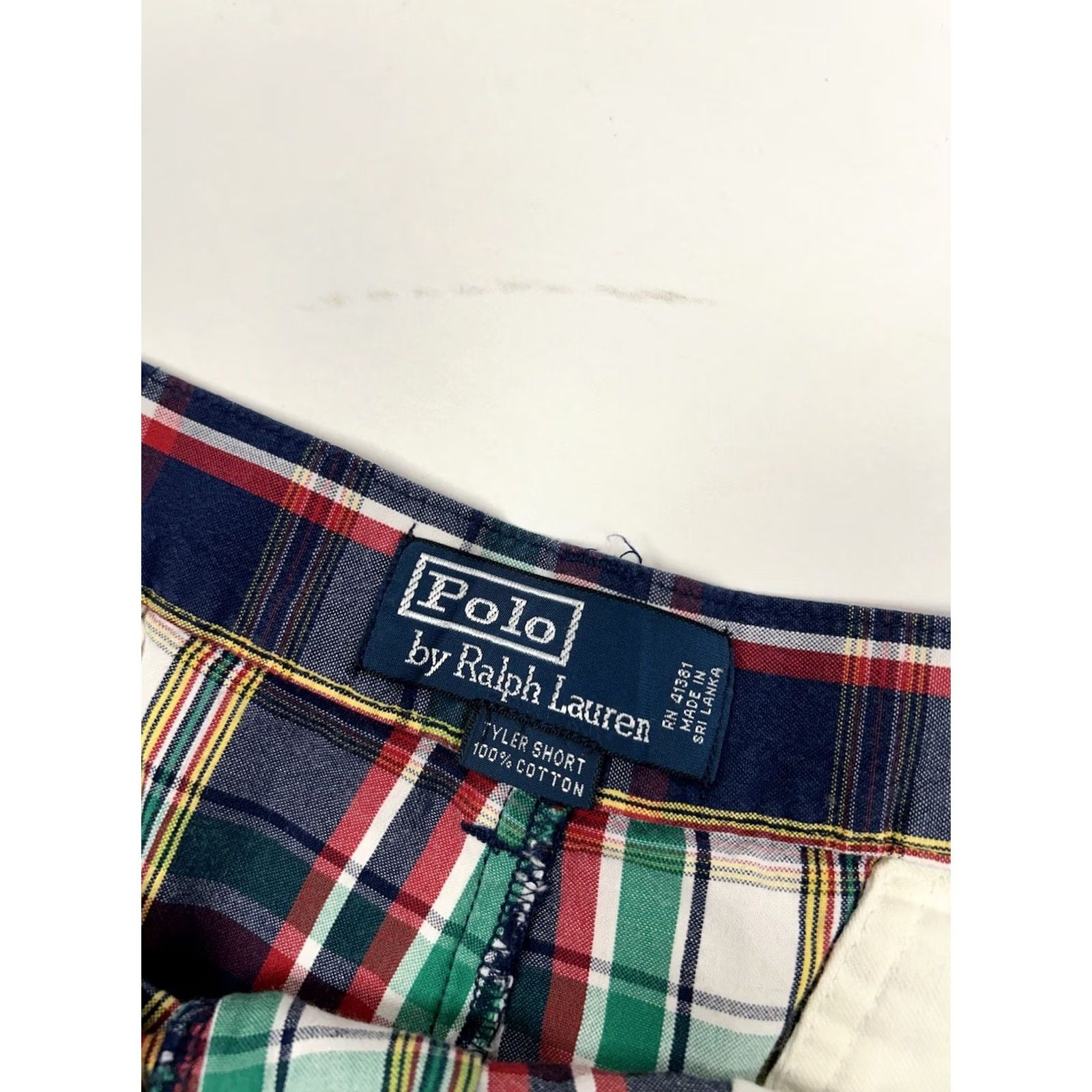 Ralph Lauren Polo Ralph Lauren Men's Tyler Shorts Plaid Check Blue Pockets 34" Size US S / EU 44-46 / 1 - 2 Thumbnail