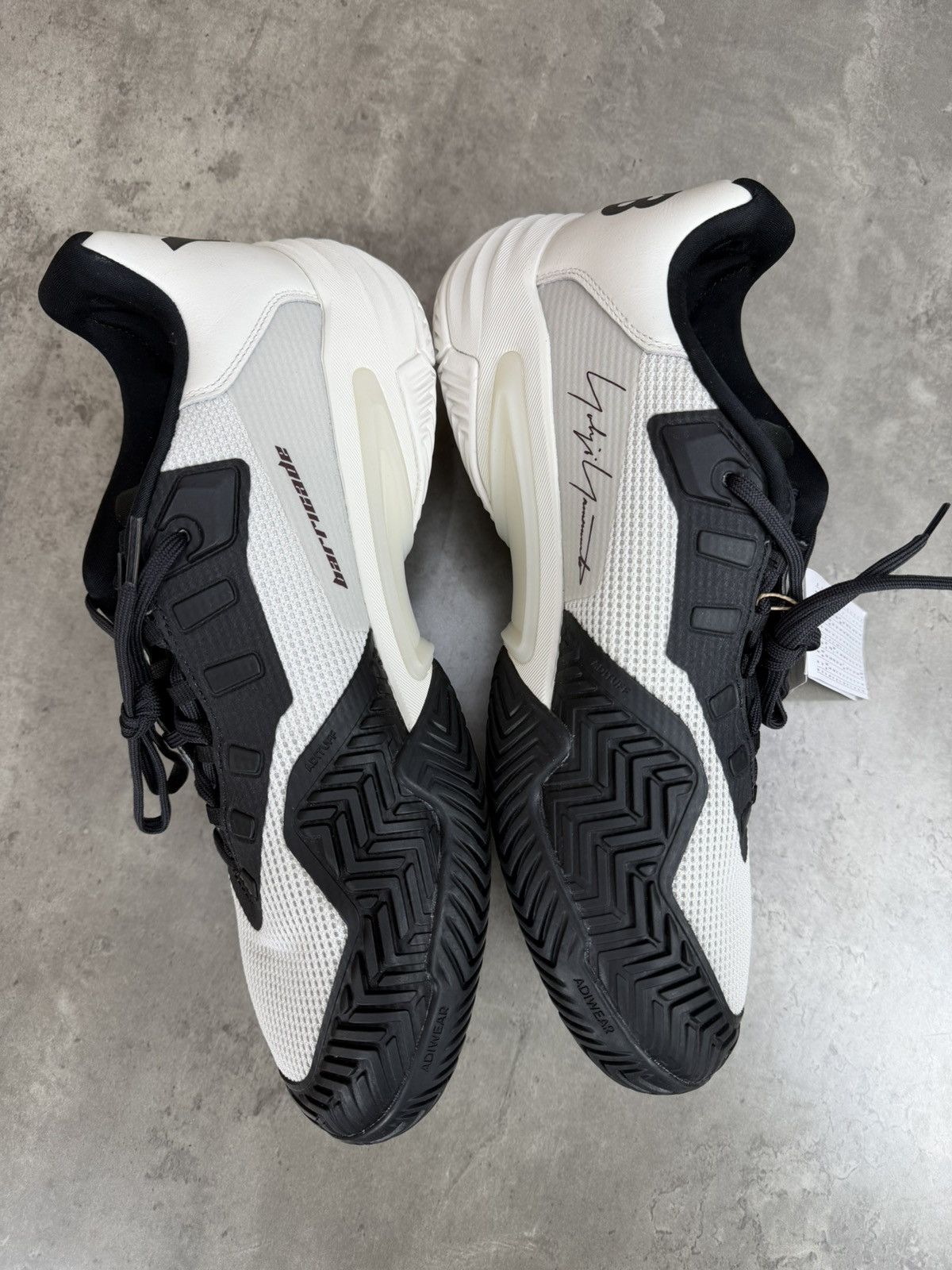 Y-3 Adidas Y-3 Barricade 13 Tennis Orbit Grey/Black Size US 12.5 Size US 12.5 / EU 45-46 - 5 Thumbnail