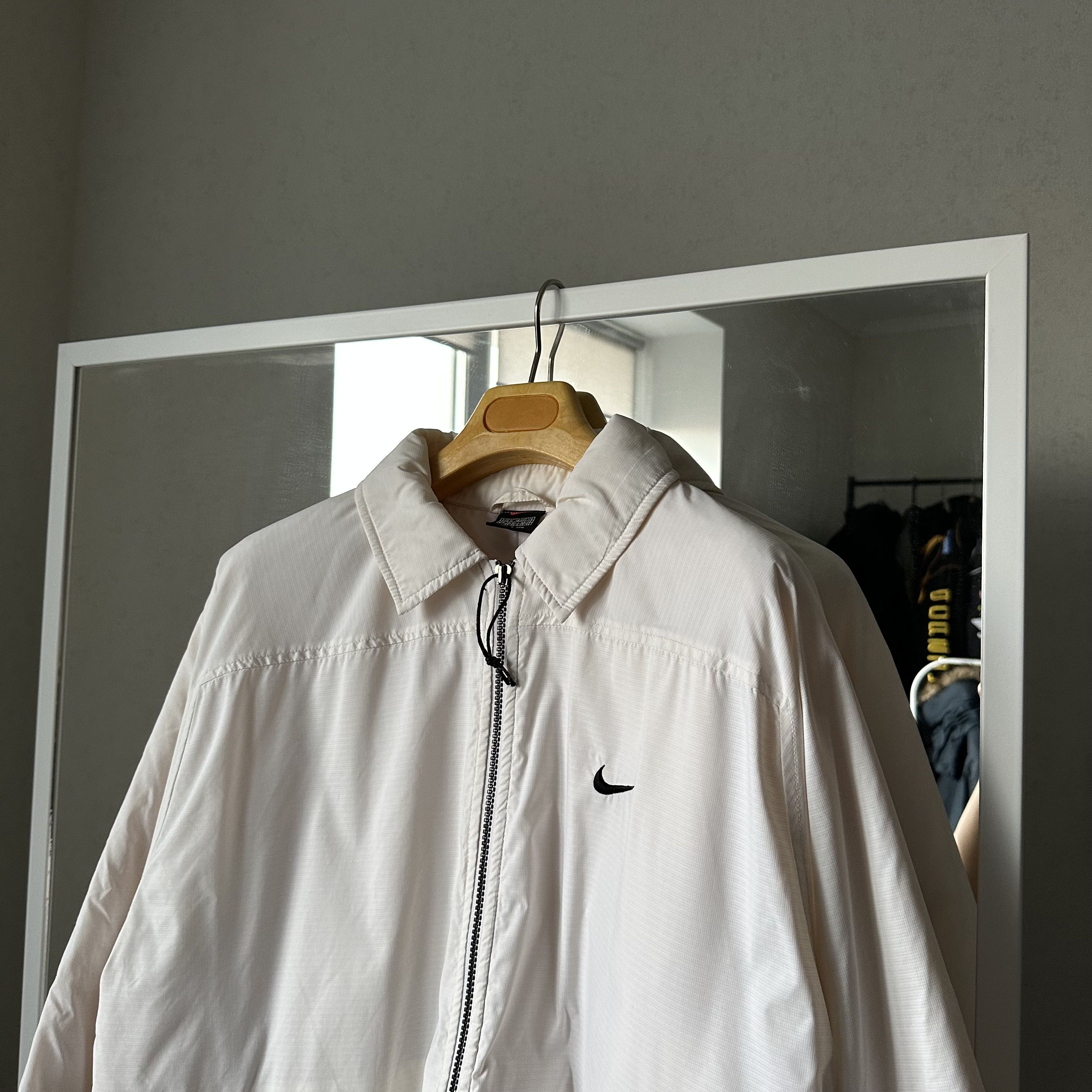Nike × Vintage Rare Nike y2k Vintage Nylon Coach baggy Light Jacket bomber Size US M / EU 48-50 / 2 - 2 Thumbnail