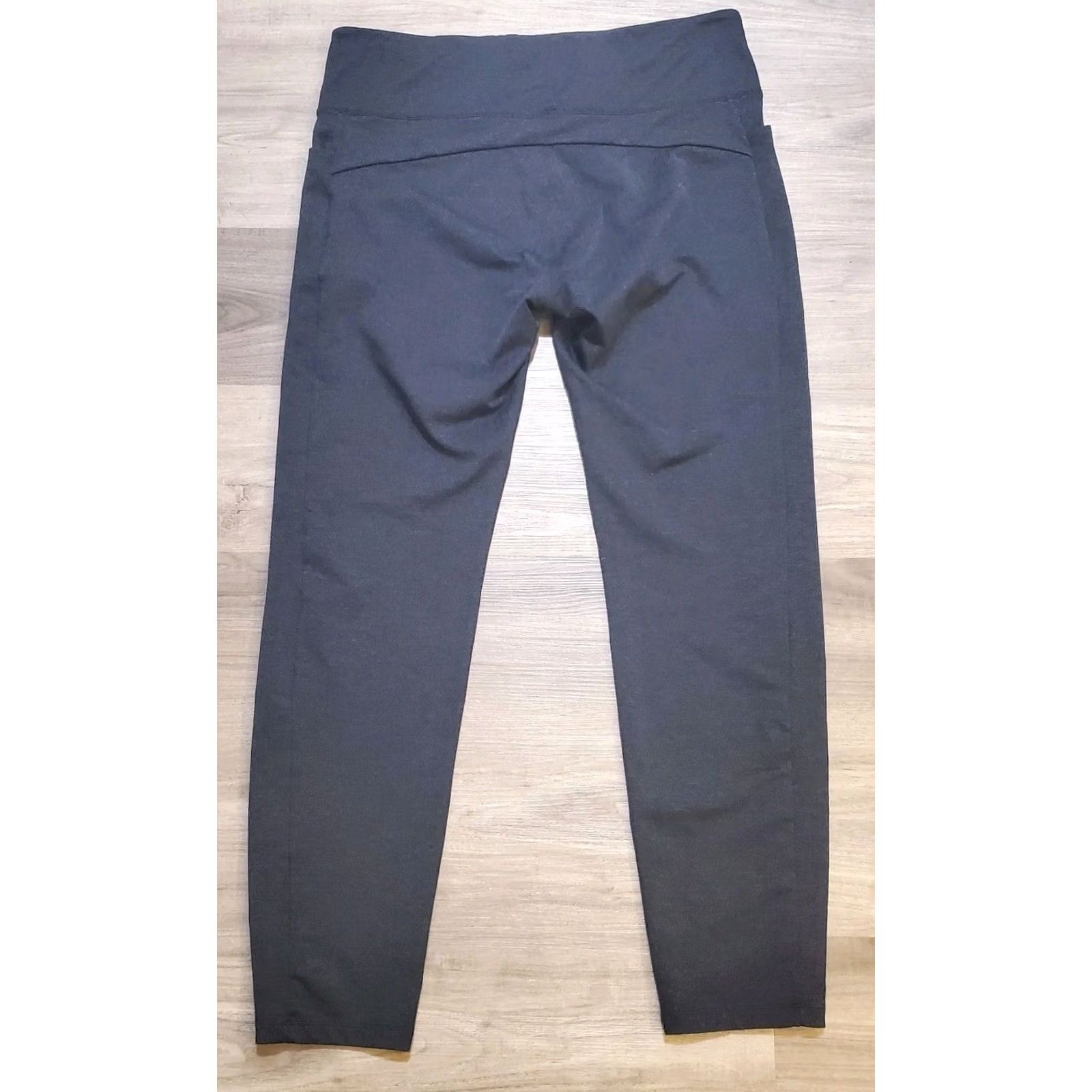 Athleta Athleta Womens XLT Herringbone Pocket Tight Pants Leggings Blue / Black Size 40" / US 18 - 2 Thumbnail