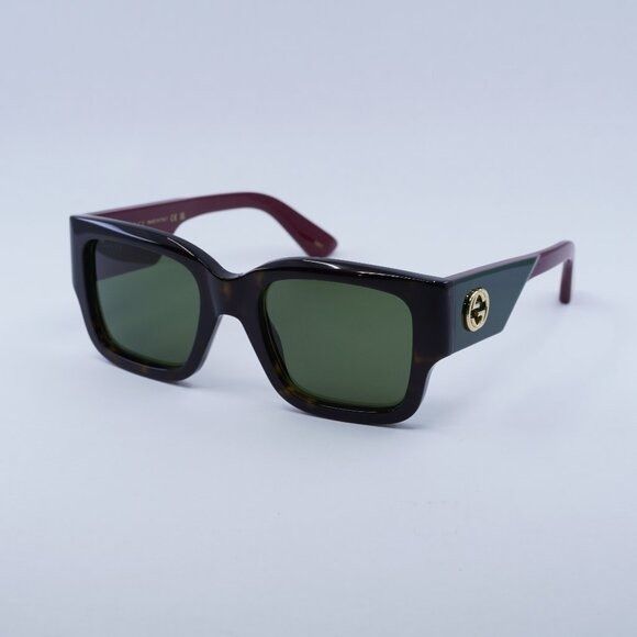 Gucci 🕶️ New Gucci GG1663S 002 Sunglasses - Havana/Red Frame Size ONE SIZE - 1 Thumbnail