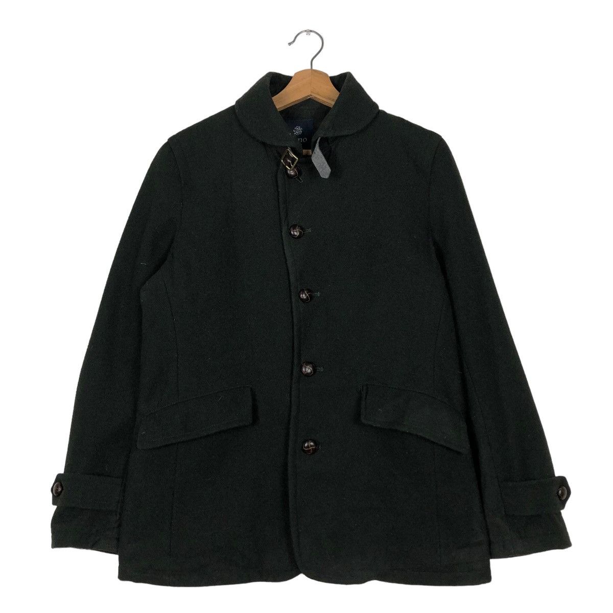 Issey Miyake 🔥Vintage Wool Work Jacket Button Nano Base Japan Made Size US M / EU 48-50 / 2 - 1 Thumbnail