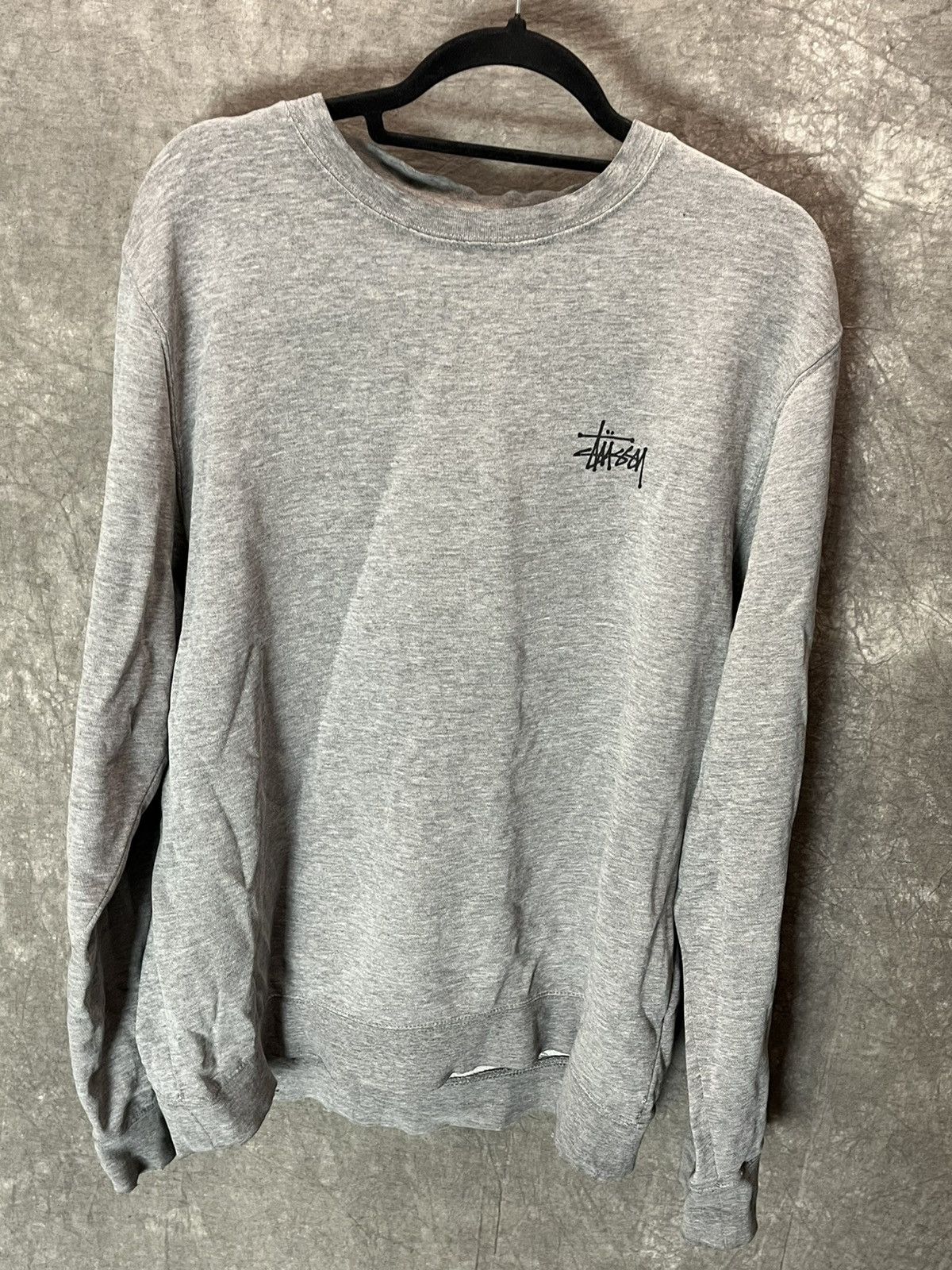 Stussy × Vintage Vintage Stuusy sweatshirt Big Logo Rare Made in USA Size US XL / EU 56 / 4 - 4 Thumbnail