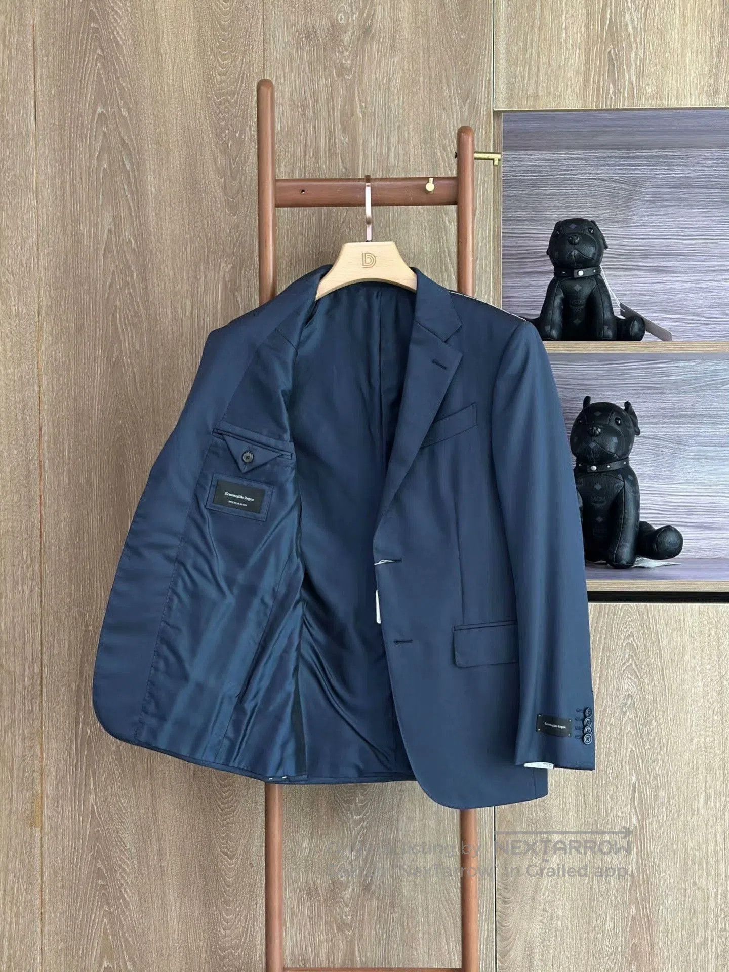 Ermenegildo Zegna Ermenegildo Zegna Navy Wool Suit. Size US S / EU 44-46 / 1 - 6 Thumbnail