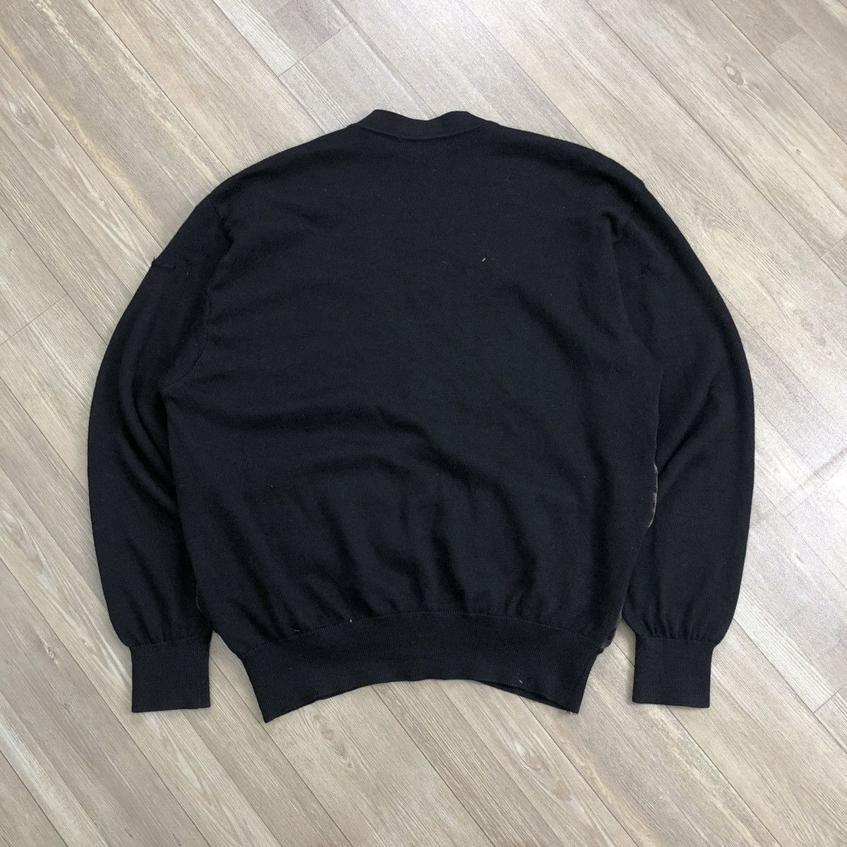 Vintage × Yves Saint Laurent 1990s Yves Saint Laurent Tricots YSL Iconic Knit Cardigan Size US L / EU 52-54 / 3 - 11 Thumbnail
