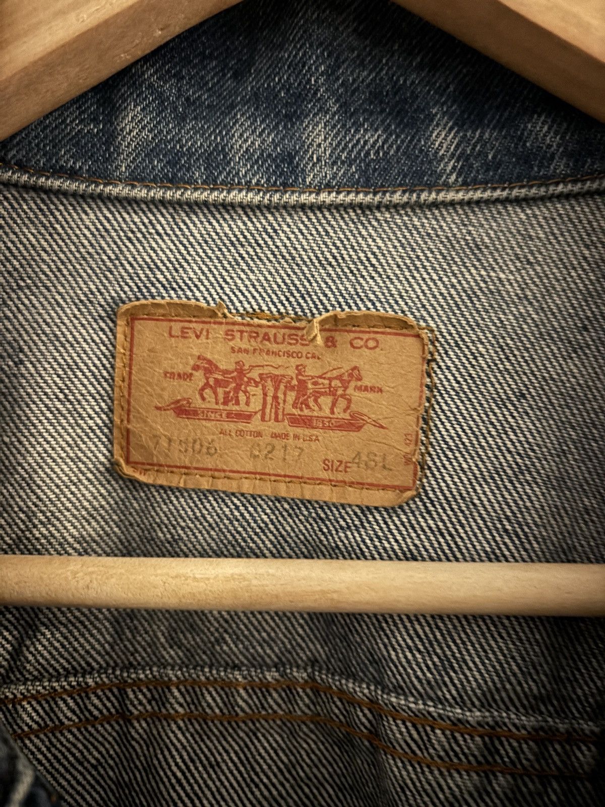 Levi's Vintage Clothing Vintage levis denim jacket Size US M / EU 48-50 / 2 - 4 Thumbnail