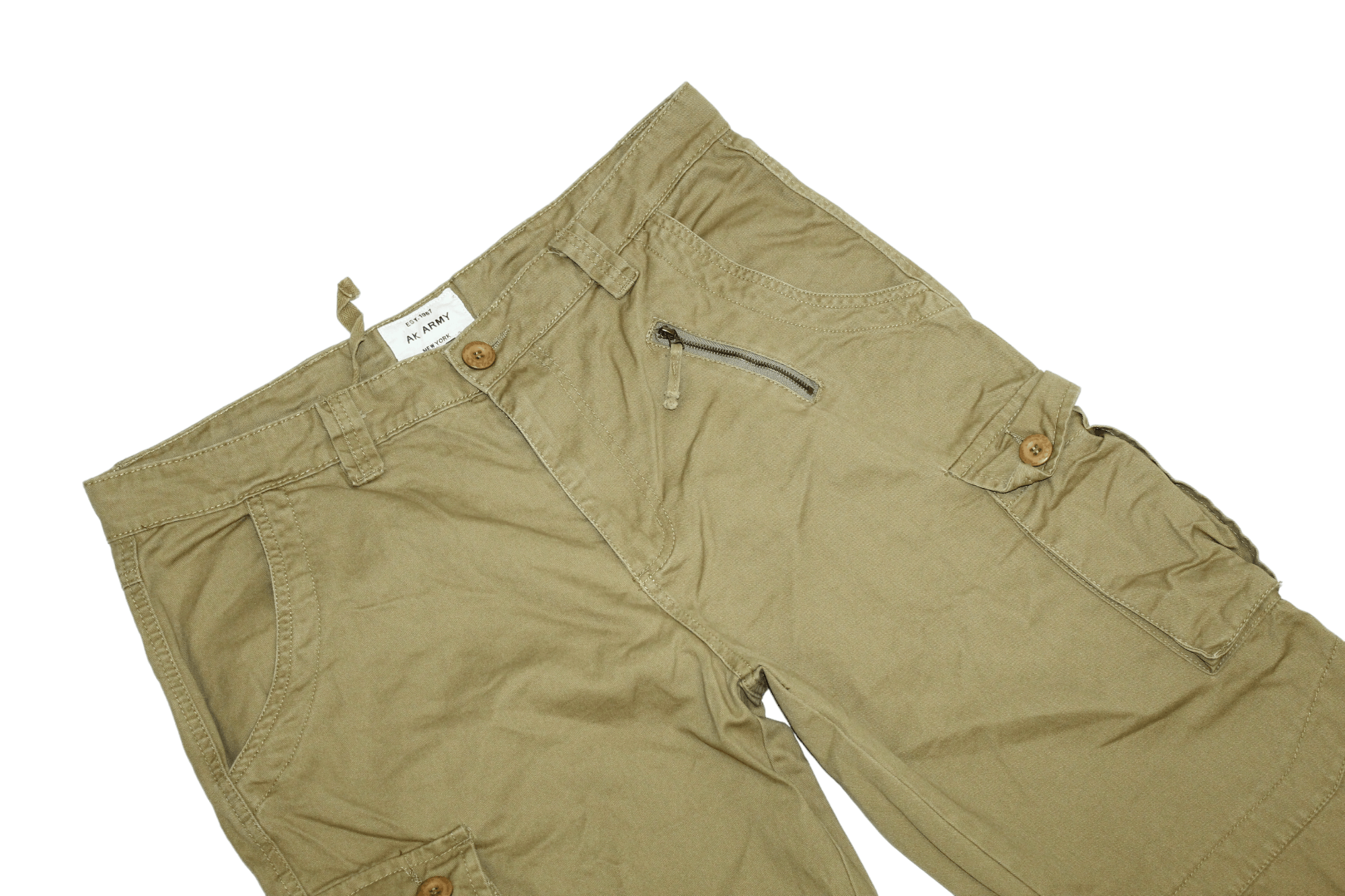 Japanese Brand Y2k💥Mustway AK Army NY Utility Parachute Pants Size US 36 / EU 52 - 2 Thumbnail