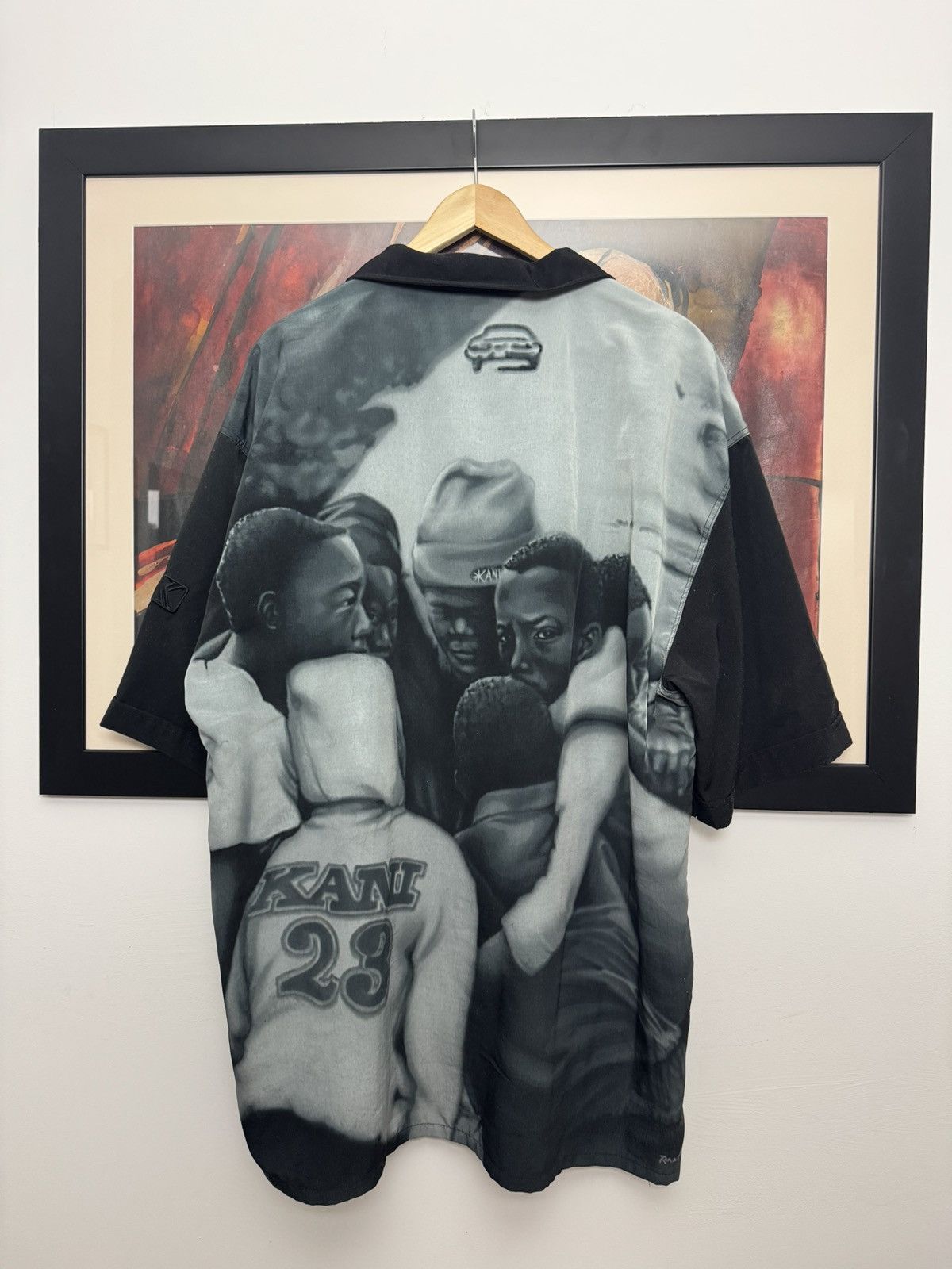 Karl Kani Karl Kani Fullprint Rap Button Up Shirt Rare Vintage 90s Size US XXL / EU 58 / 5 - 2 Thumbnail