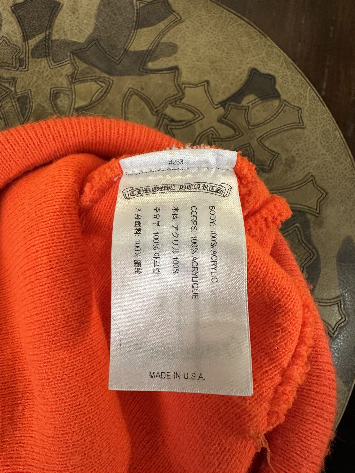 Chrome Hearts CHROME HEARTS EMBROIDERED BEANIE Size ONE SIZE - 3 Thumbnail