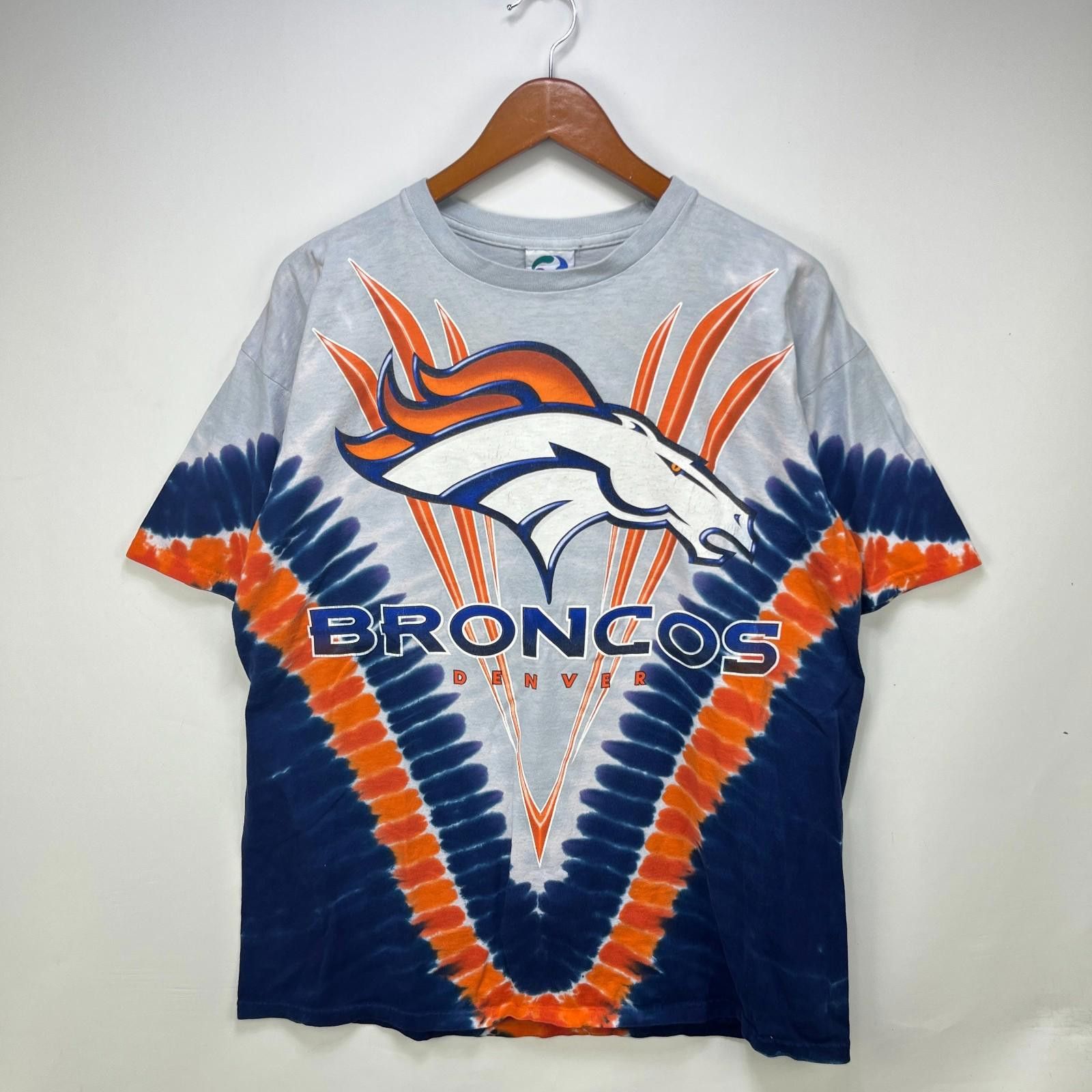 Liquid Blue Vintage 90s Denver Broncos Liquid Blue Tie Dye T Shirt Large Size ONE SIZE - 1 Thumbnail