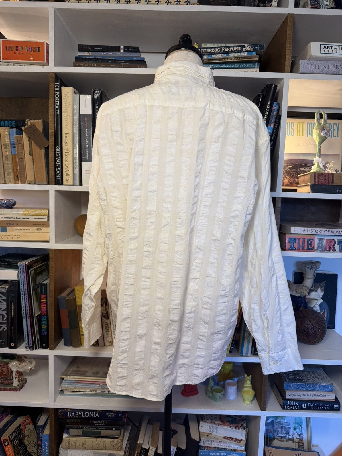 Mfpen Mfpen white striped button up Size US M / EU 48-50 / 2 - 3 Thumbnail