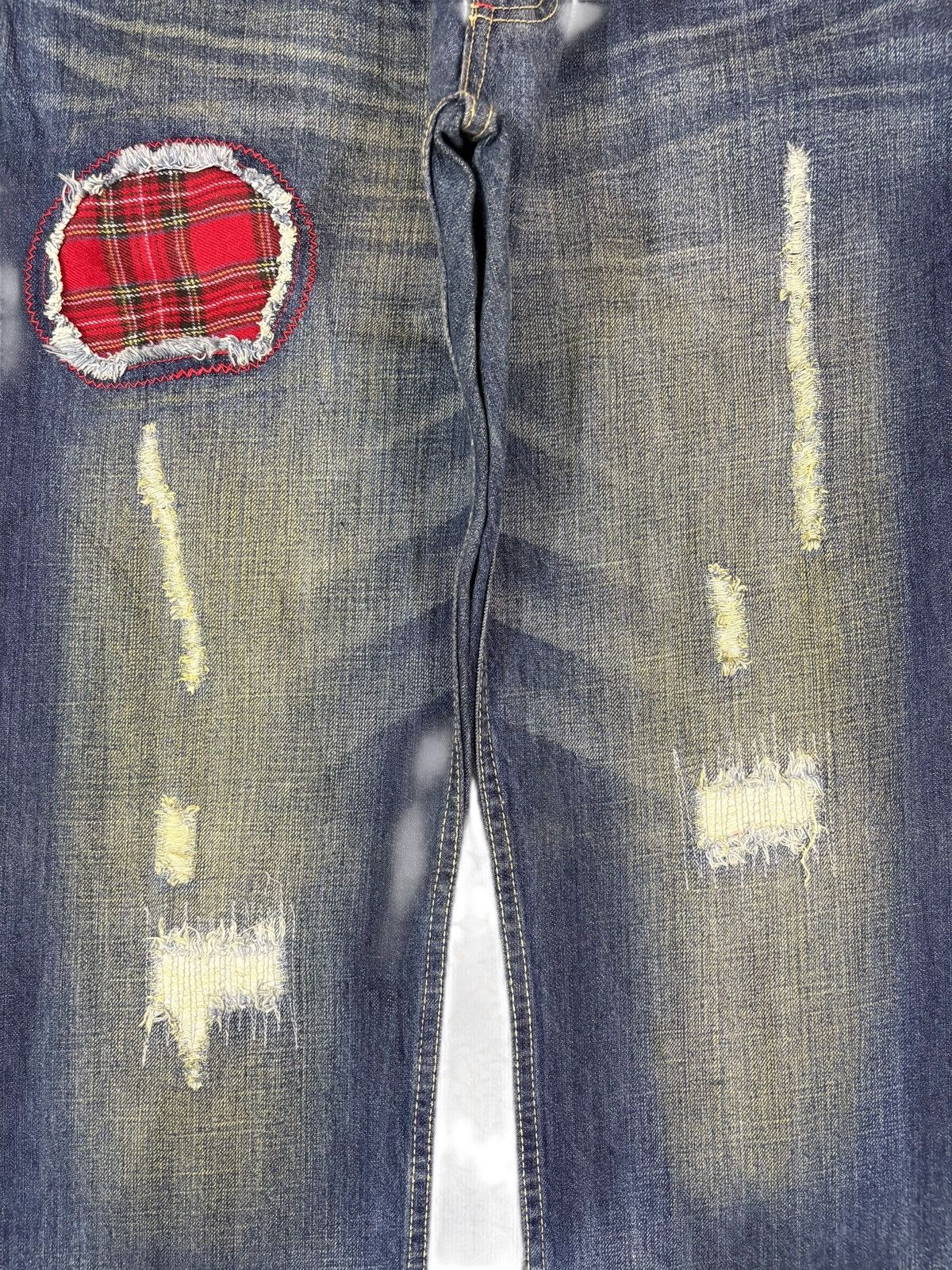 Levi's Vintage Japanese Brand Patches Rusty Wash Sashiko Style Jean Size US 32 / EU 48 - 5 Thumbnail