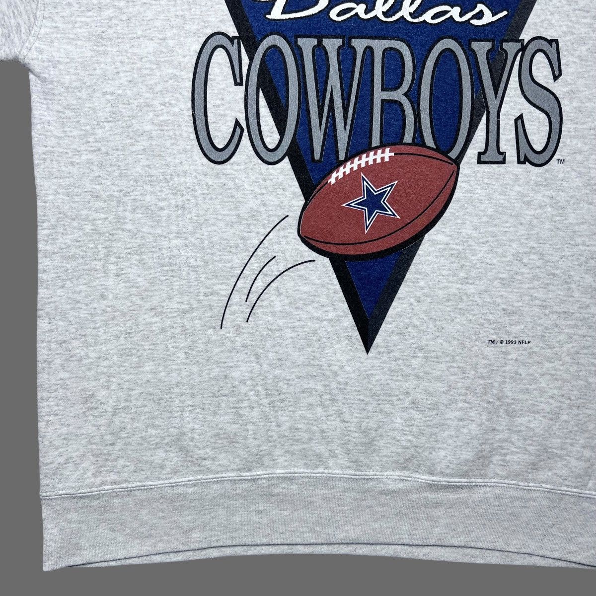 NFL × Vintage 1993 NFL Dallas Cowboys Spell Out 3D Football Sweatshirt Size US XL / EU 56 / 4 - 7 Thumbnail