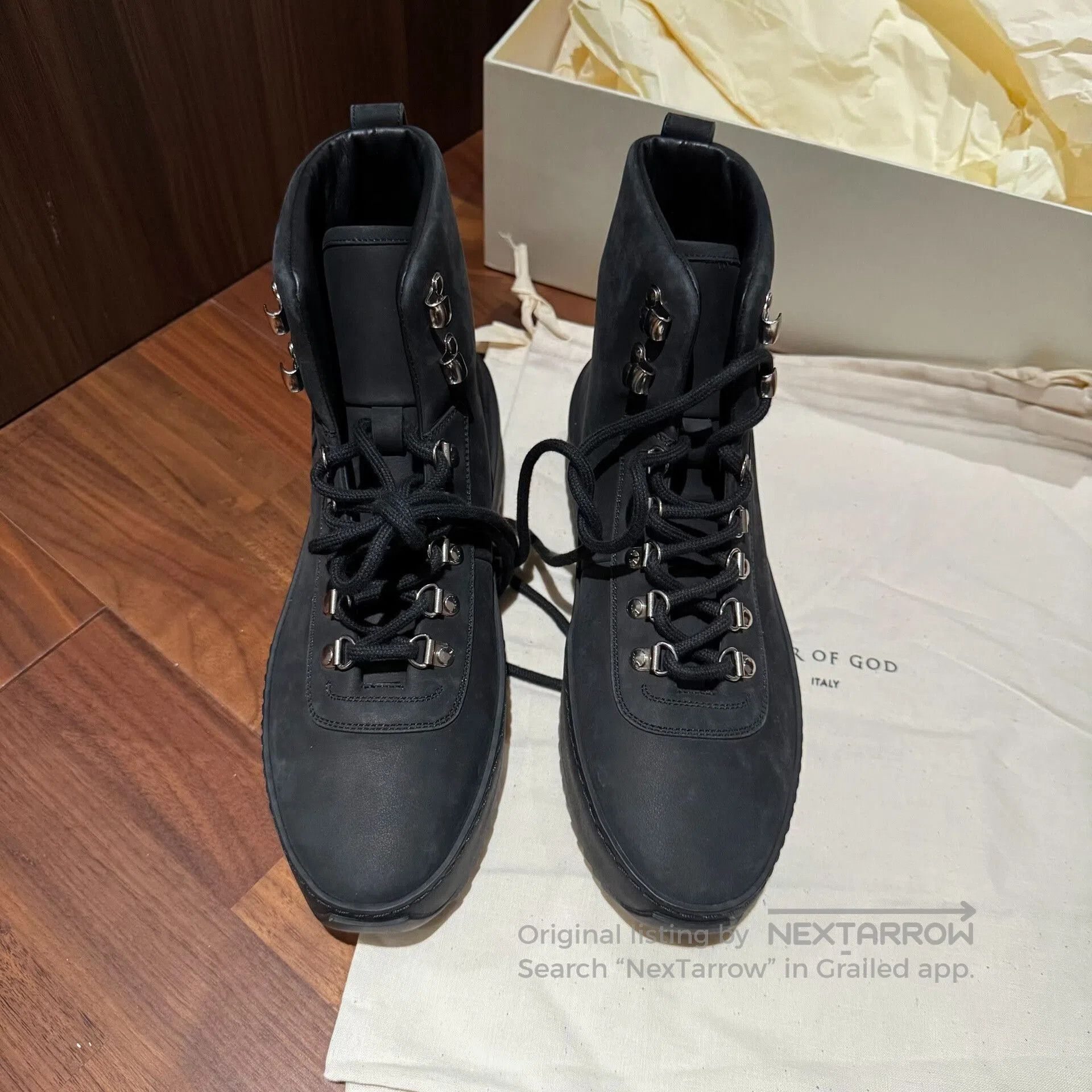 FOG Fear of God Leather Military Boots. Size US 6 / EU 39 - 2 Thumbnail