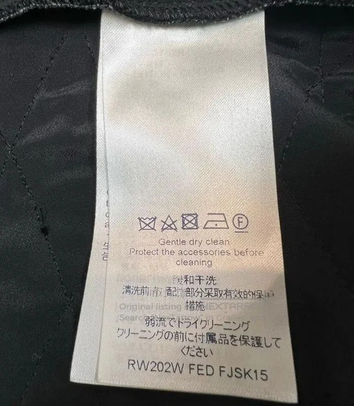 Louis Vuitton Louis Vuitton Black Cotton Skirt for Women . Size 23" - 6 Thumbnail