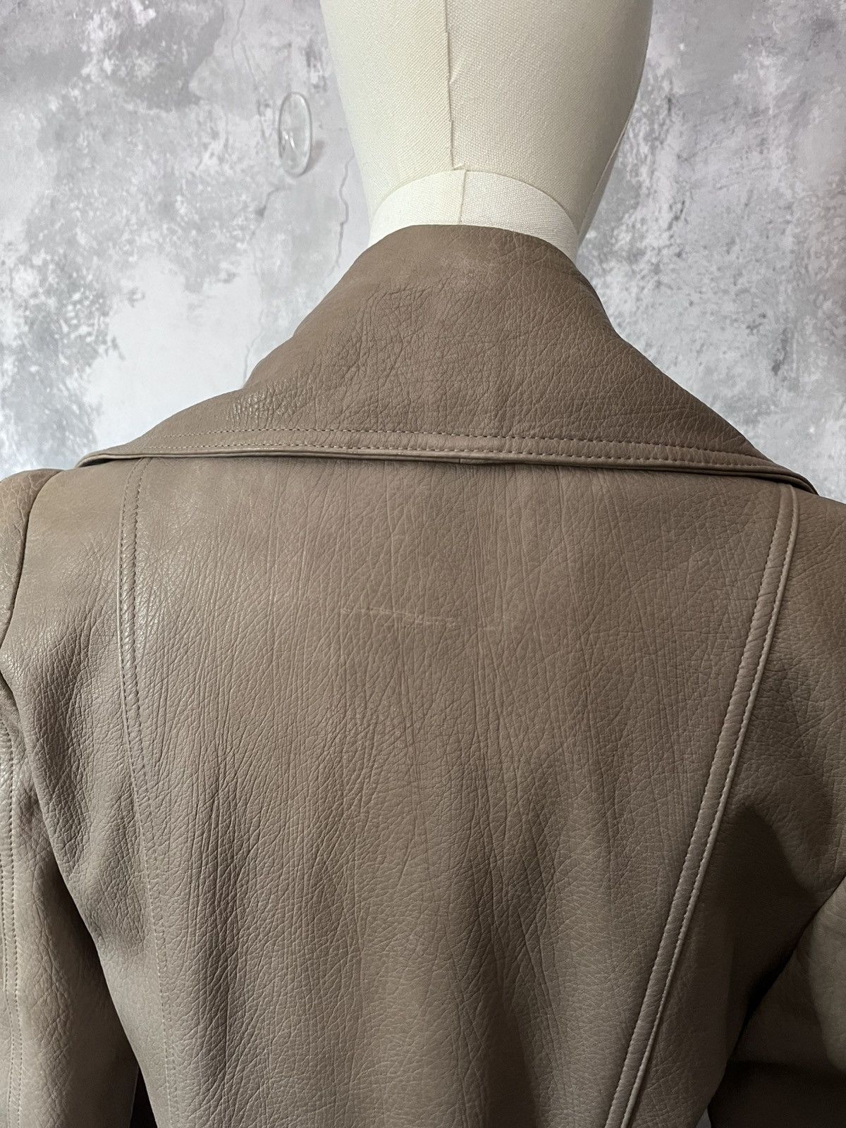 plein sud Plein Sud leather asymetrical coat 00s Size M / US 6-8 / IT 42-44 - 8 Thumbnail