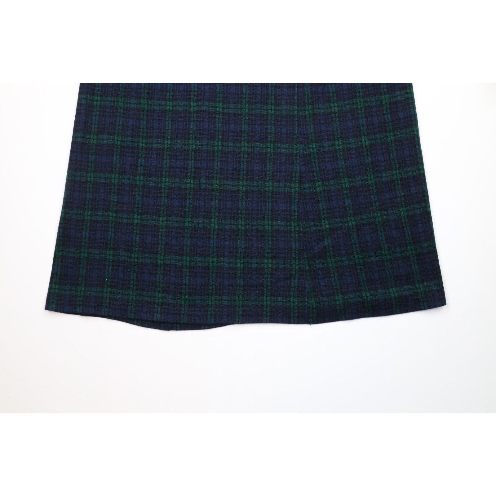 Vintage Vintage 70s Streetwear Knit Tartan Plaid Skirt Size 32" / US 10 / IT 46 - 4 Thumbnail
