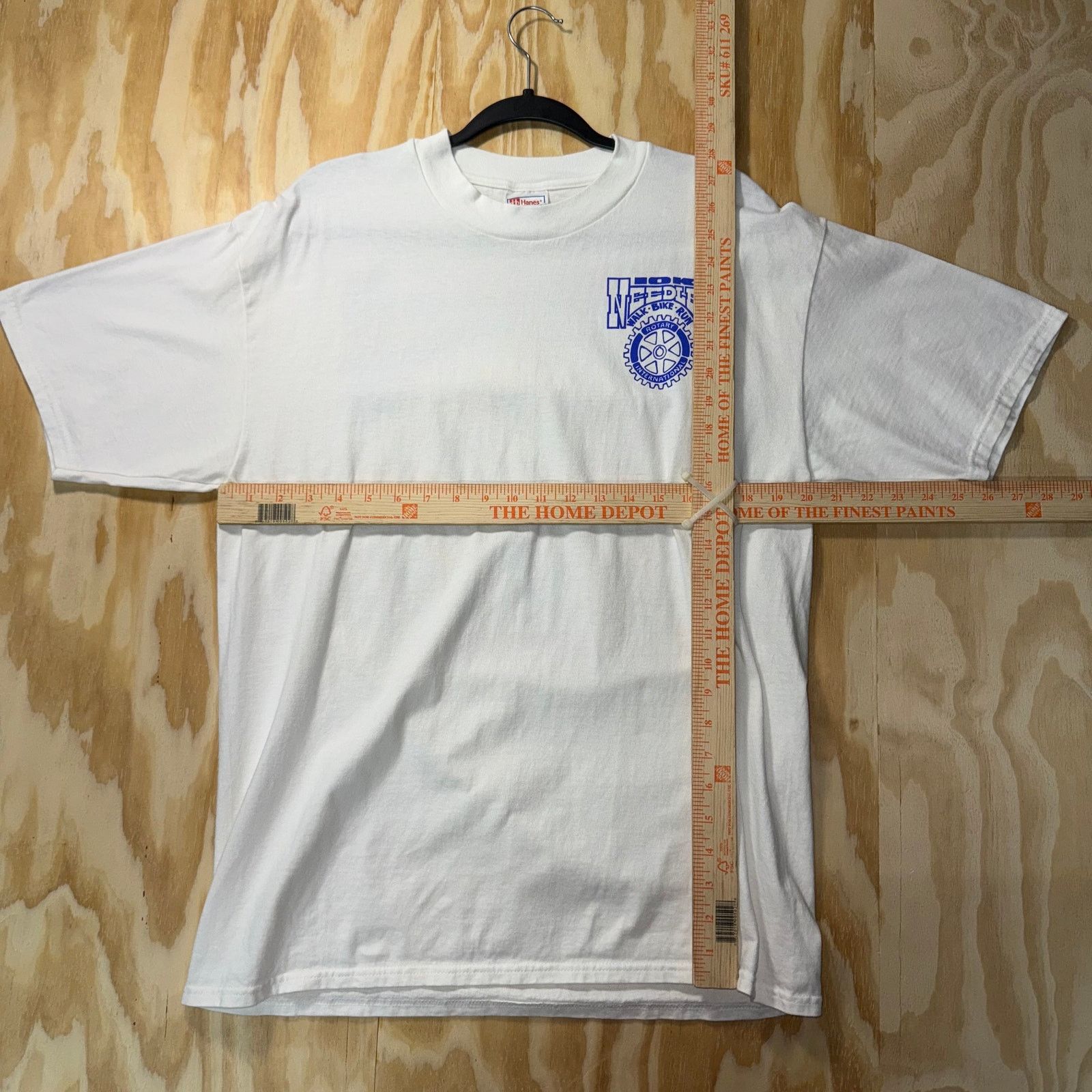 Hanes Vintage Y2K 10k needles walk bike run California 90s t-shirt Size US L / EU 52-54 / 3 - 3 Thumbnail