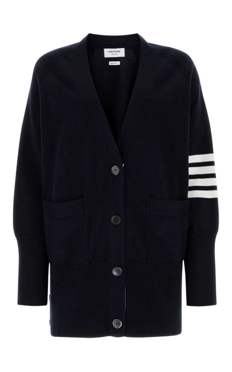 Thom Browne Thom Browne Knitted cardigan Size US XS / EU 42 / 0 - 1 Thumbnail