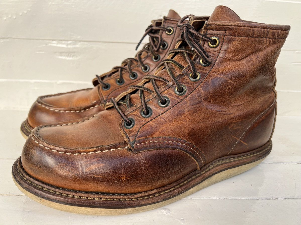 Red Wing Red Wing Heritage 1907 Men's Moc Boots Copper Rough & Tough Size US 8 / EU 41 - 3 Thumbnail