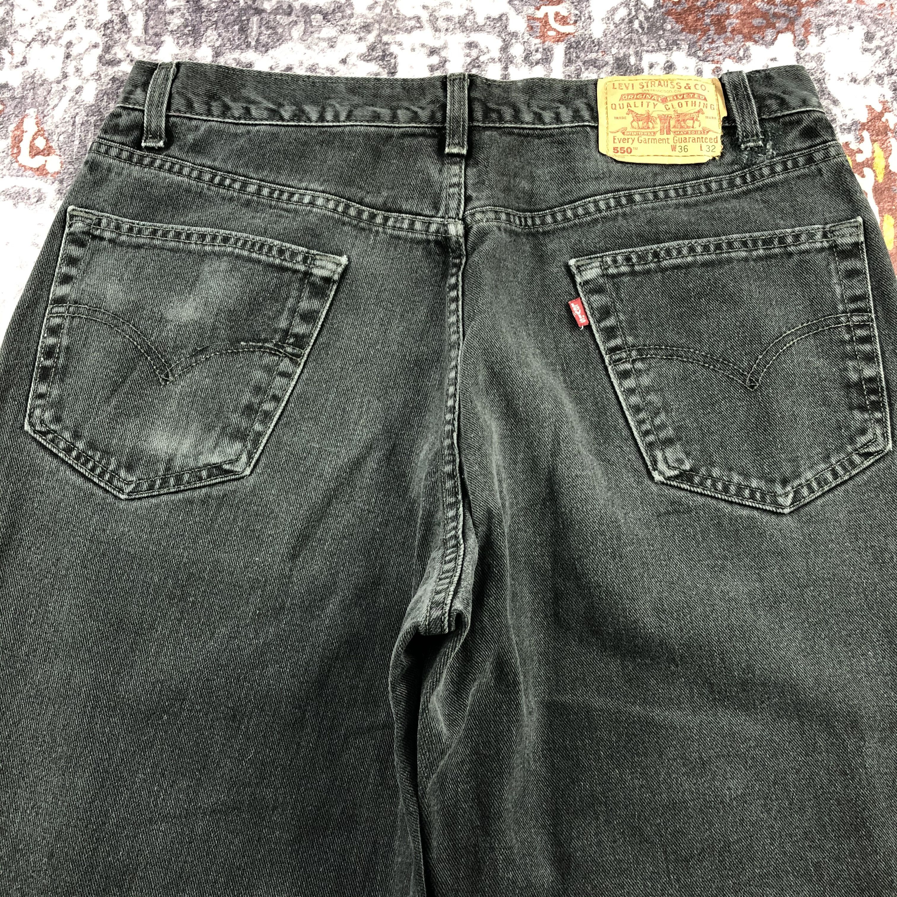 Levi's × Vintage Vintage 90s Levis 550 Baggy Jeans-JM2460 Size US 36 / EU 52 - 4 Thumbnail