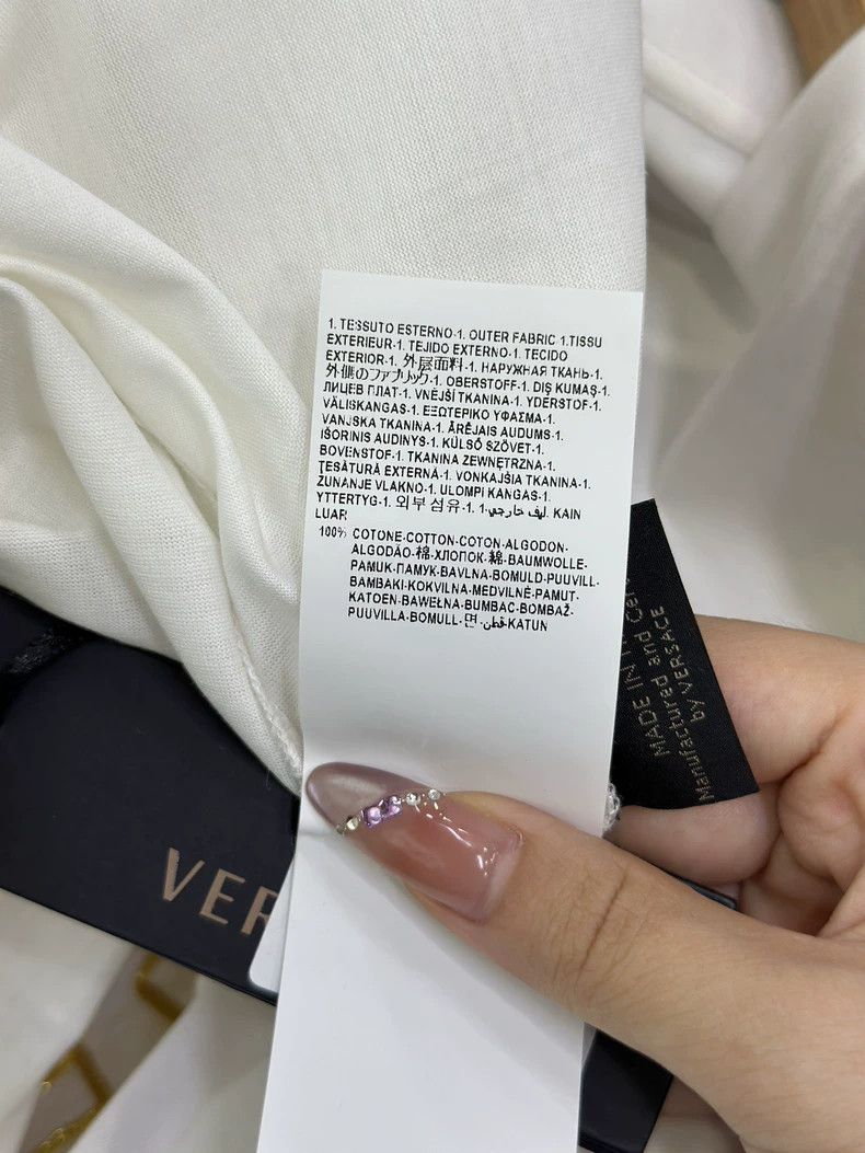 Other Versace 男士圆领白色人像刺绣短袖T恤 Size US XL / EU 56 / 4 - 7 Thumbnail
