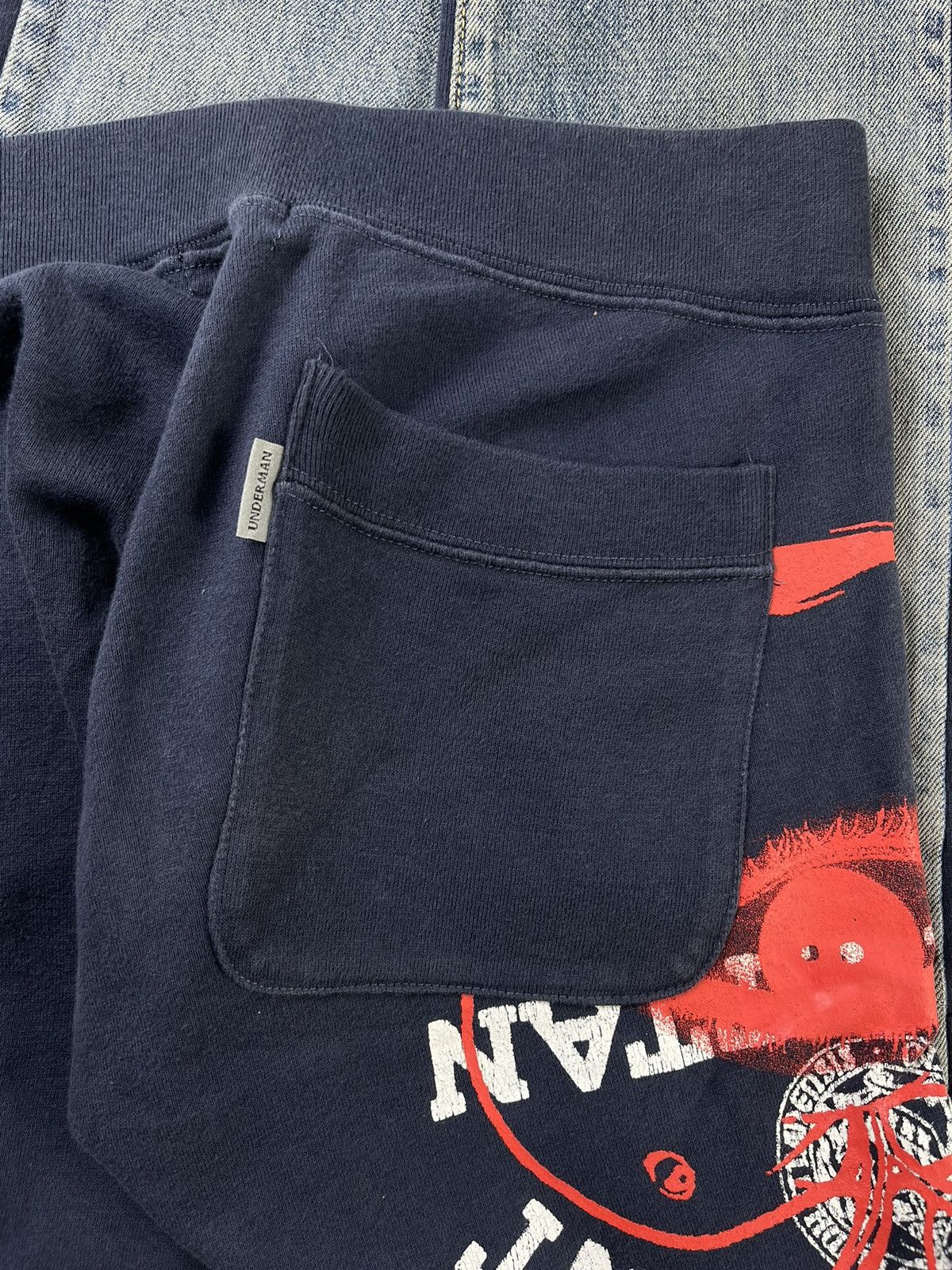 Undercover SS11 Undercover Underman Hybrid Sweatpant Denim Jeans Size US 28 / EU 44 - 5 Thumbnail