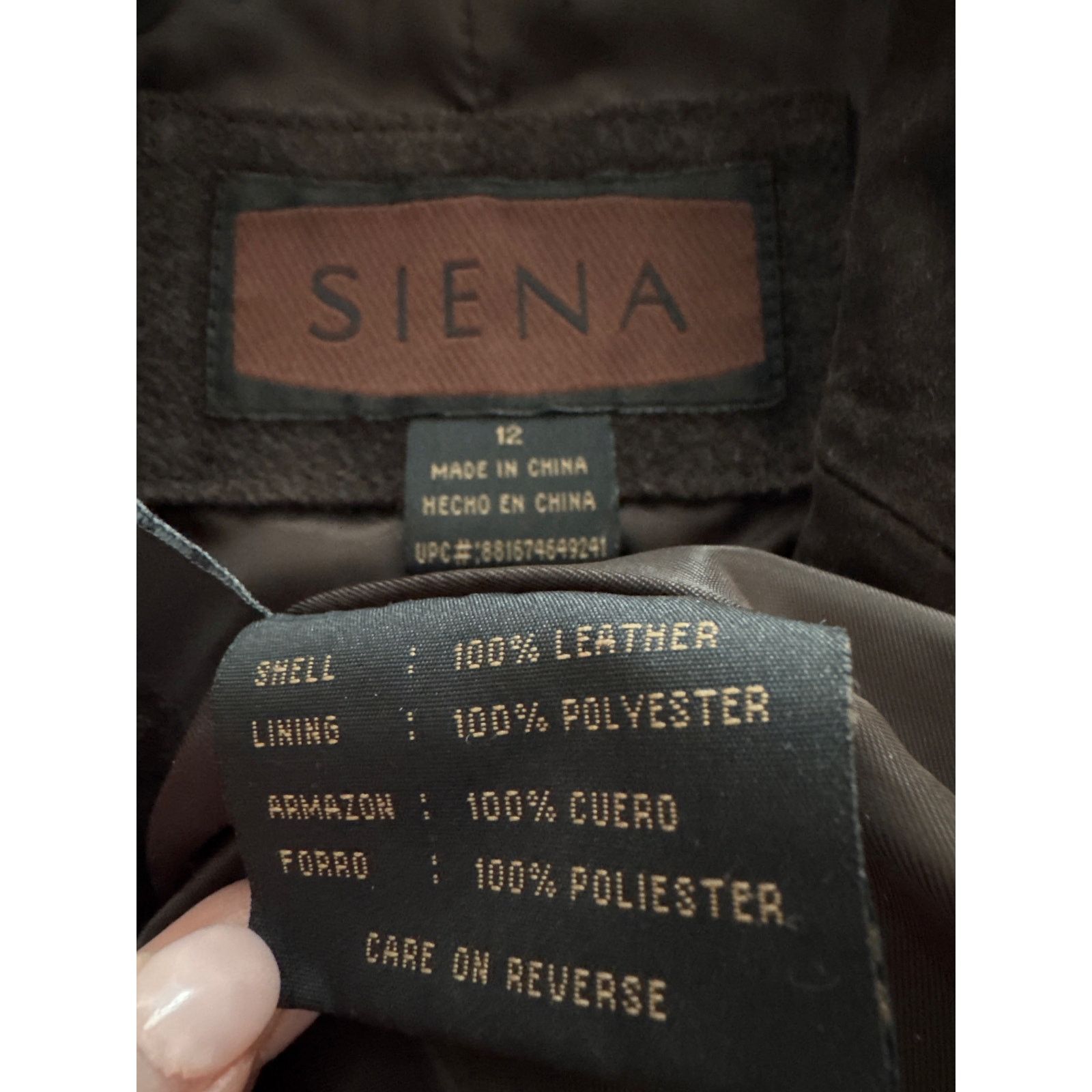 Vintage Vintage Siena chocolate suede jacket two button closing L Size L / US 10 / IT 46 - 2 Thumbnail