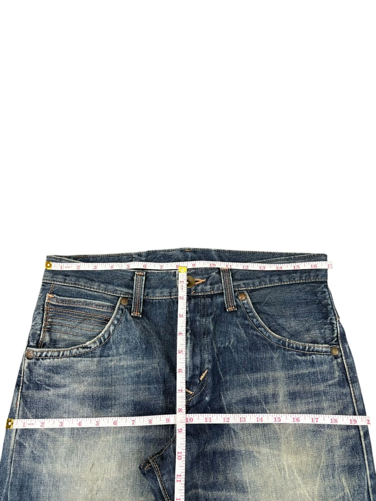 Edwin Exclusive Vintage Edwin Faded Wash Distress Loose Jeans Size US 34 / EU 50 - 10 Thumbnail