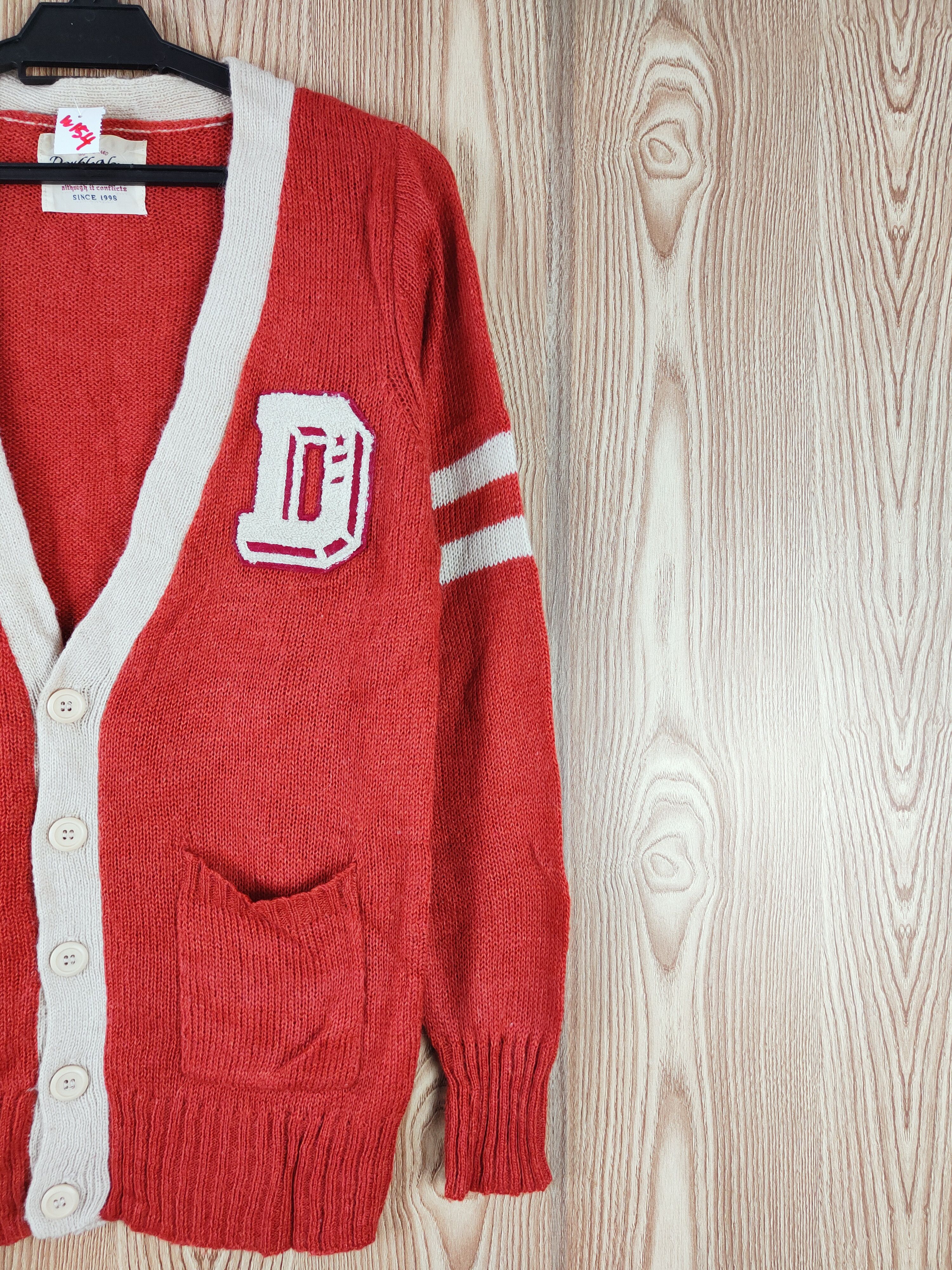 Japanese Brand Double Name Orange Knitwear Cardigan #W154 Size US M / EU 48-50 / 2 - 5 Thumbnail