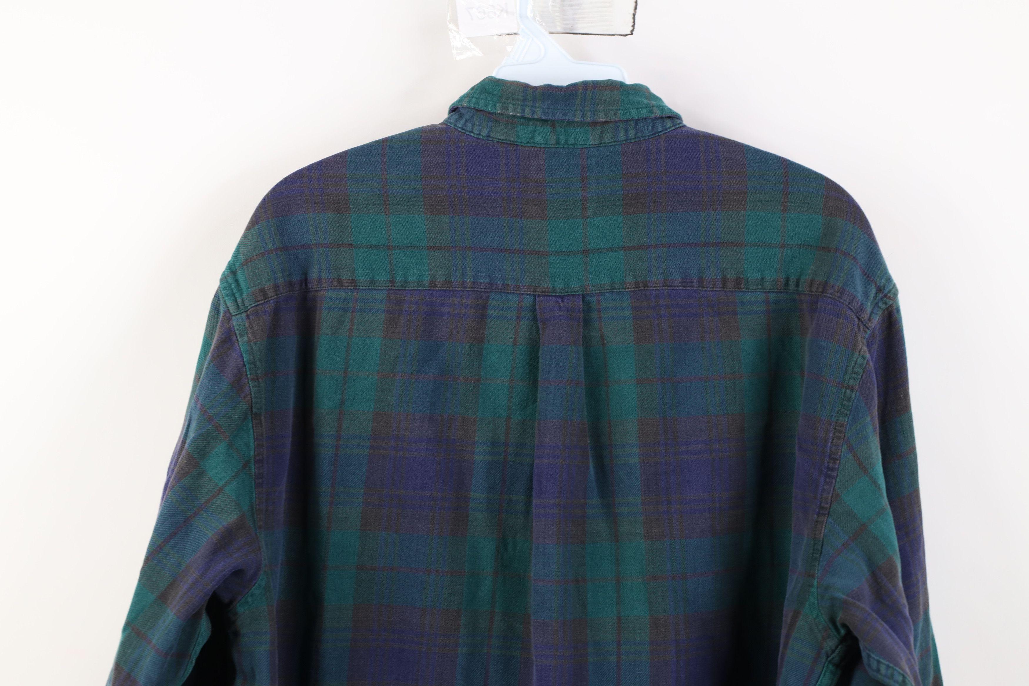 Gap Vintage 90s Gap Flannel Collared Button Down Shirt Plaid Size US M / EU 48-50 / 2 - 15 Thumbnail