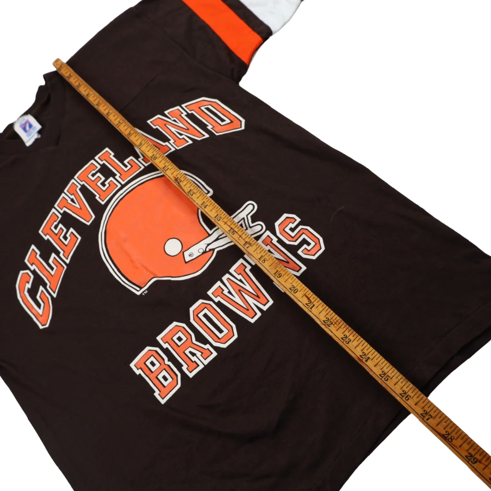 Vintage VINTAGE Cleveland Browns T-Shirt Logo 7 Mens Medium Brown Graphic Shirt Size US M / EU 48-50 / 2 - 7 Thumbnail