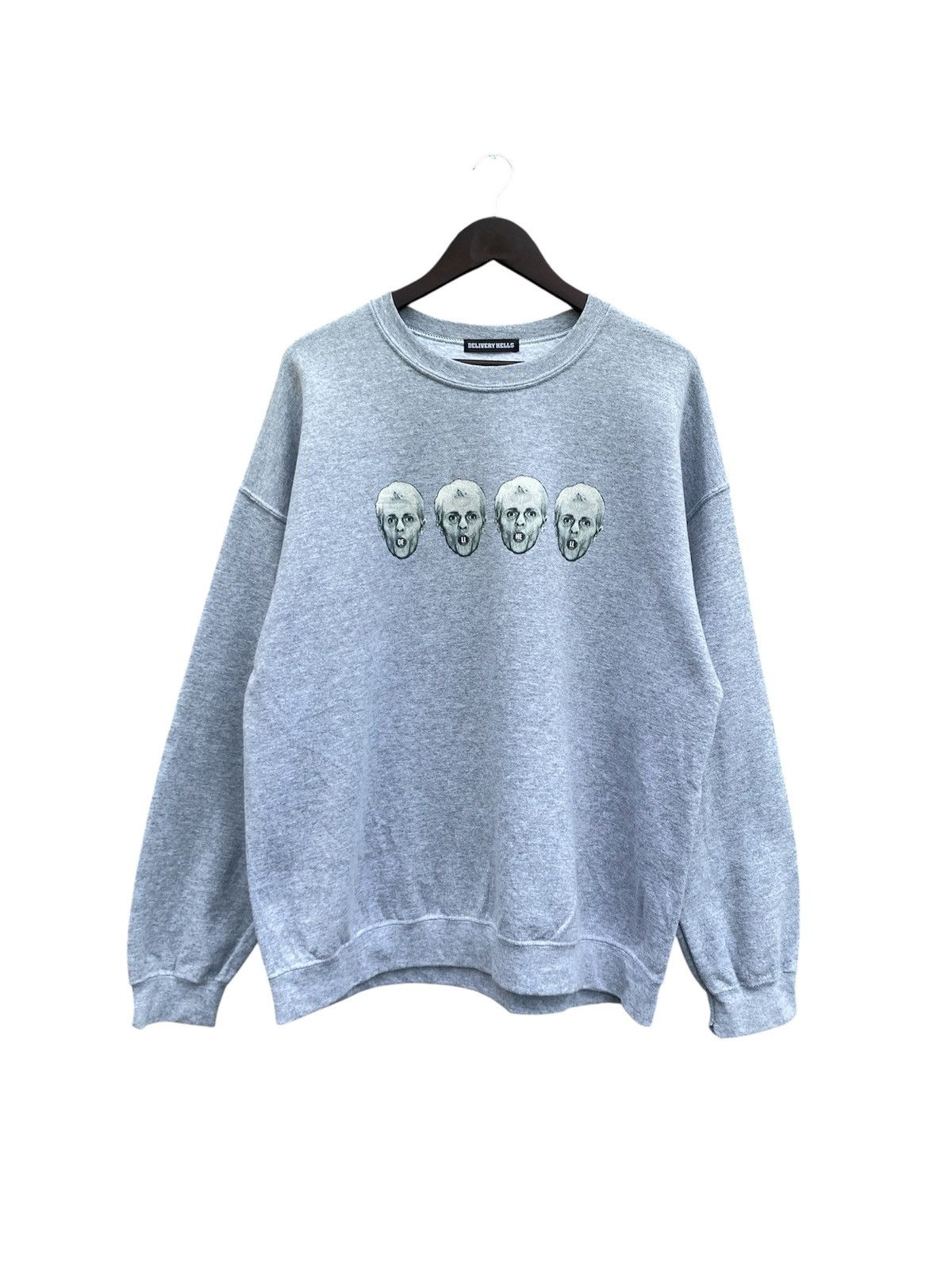Flagstuff Vintage Flagstuff Delivery Hells Sweatshirt Size US XL / EU 56 / 4 - 1 Thumbnail