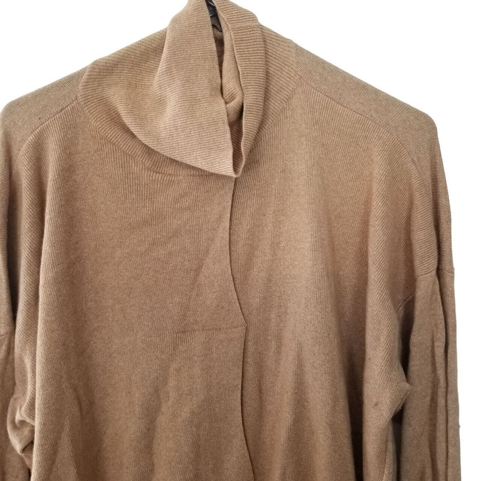 United Colors Of Benetton United Colors Of Benetton Angora Cashmere Turtleneck Sweater Size XXL / US 16-18 / IT 52-54 - 2 Thumbnail
