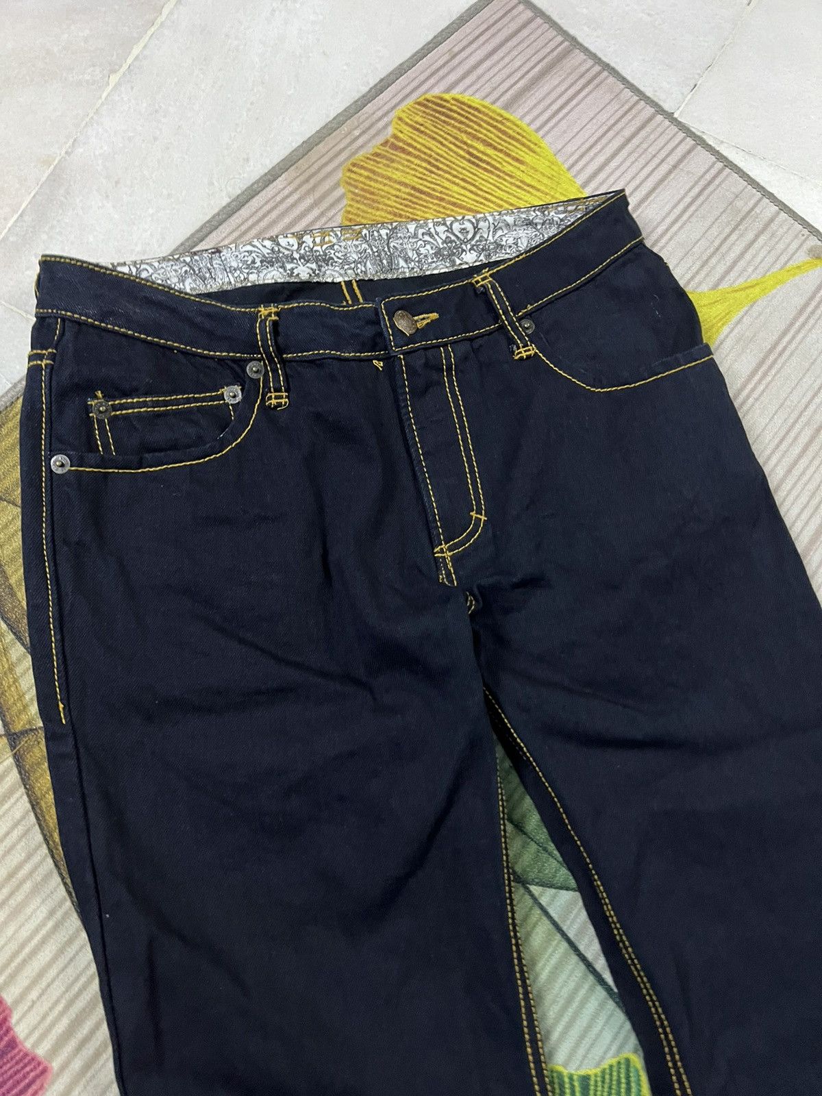 If Six Was Nine × Japanese Brand 💥RARE FLARE💥LUXURIA FLARE SLOW ARTWORKS JEANS Size US 32 / EU 48 - 3 Thumbnail