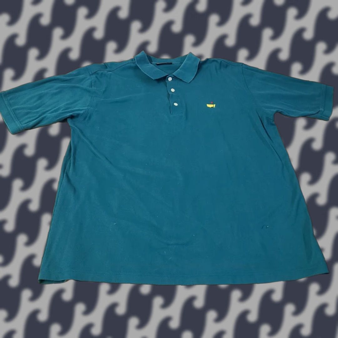 Vintage Masters Collection Polo Shirt Augusta Solid Green XL Men Size US XL / EU 56 / 4 - 1 Thumbnail