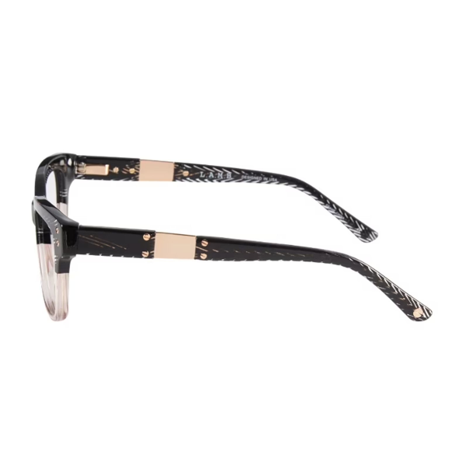 L.A.M.B. L.A.M.B. LA 045 B:41 BLACK BLUSH EYEGLASSES FRAMES 52-18 Size ONE SIZE - 3 Thumbnail